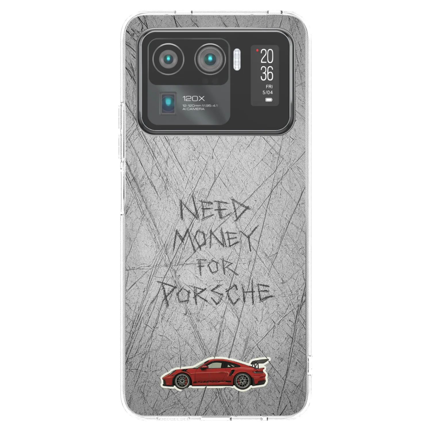 Picasee silikonski prozorni ovitek za Xiaomi Mi 11 Ultra - Garage Scratch