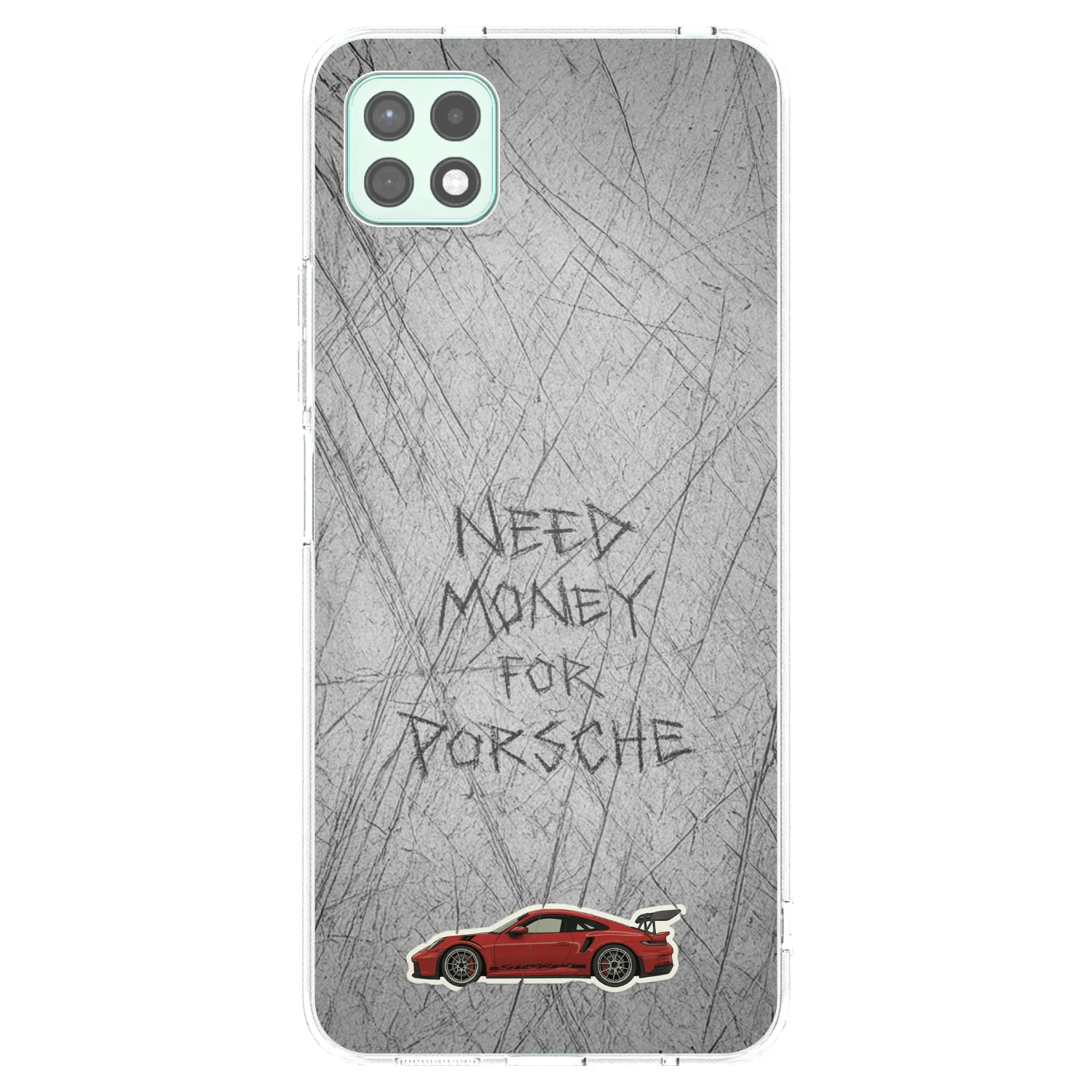 Picasee silikonski prozorni ovitek za Samsung Galaxy A22 A226B 5G - Garage Scratch