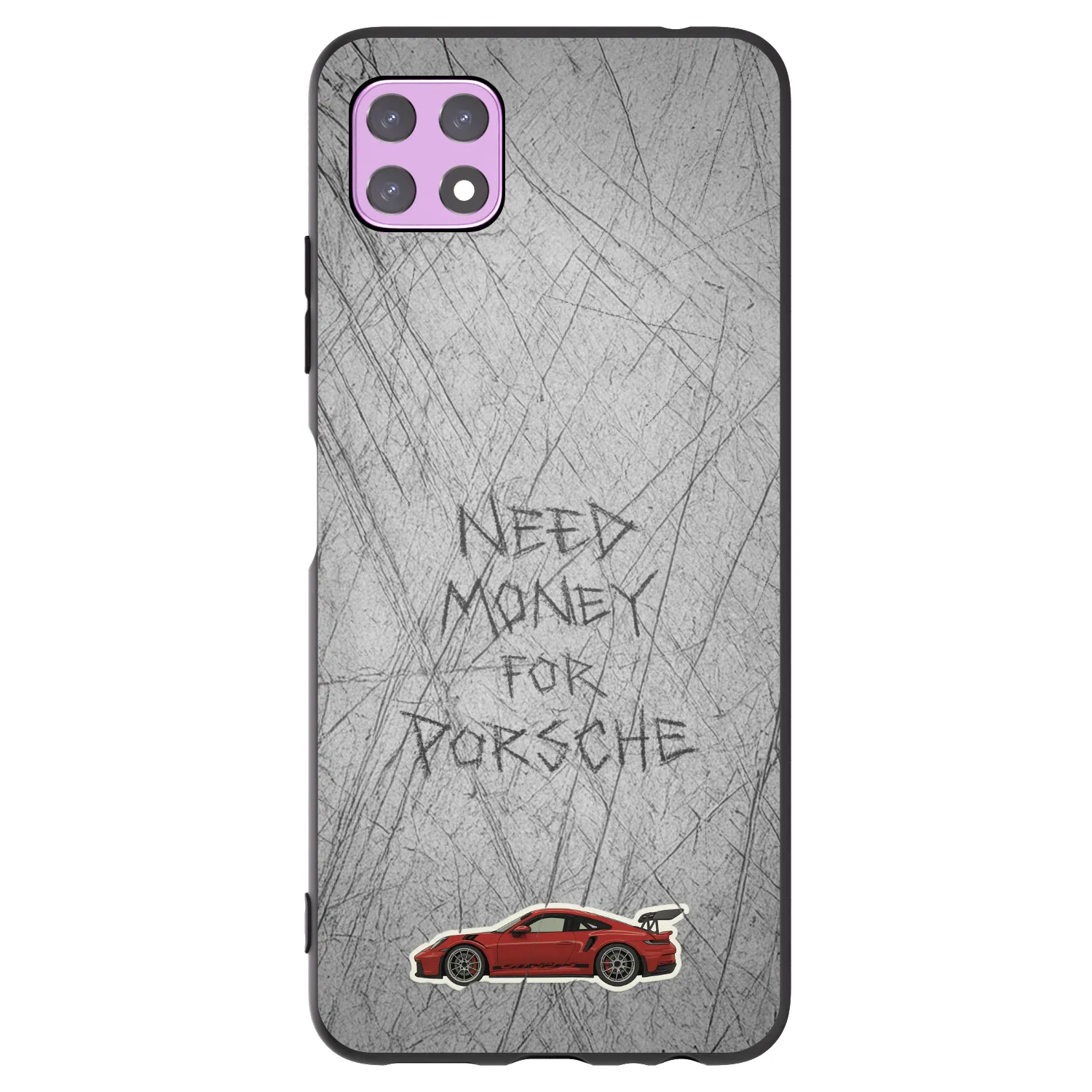 Picasee silikonski črni ovitek za Samsung Galaxy A22 A226B 5G - Garage Scratch