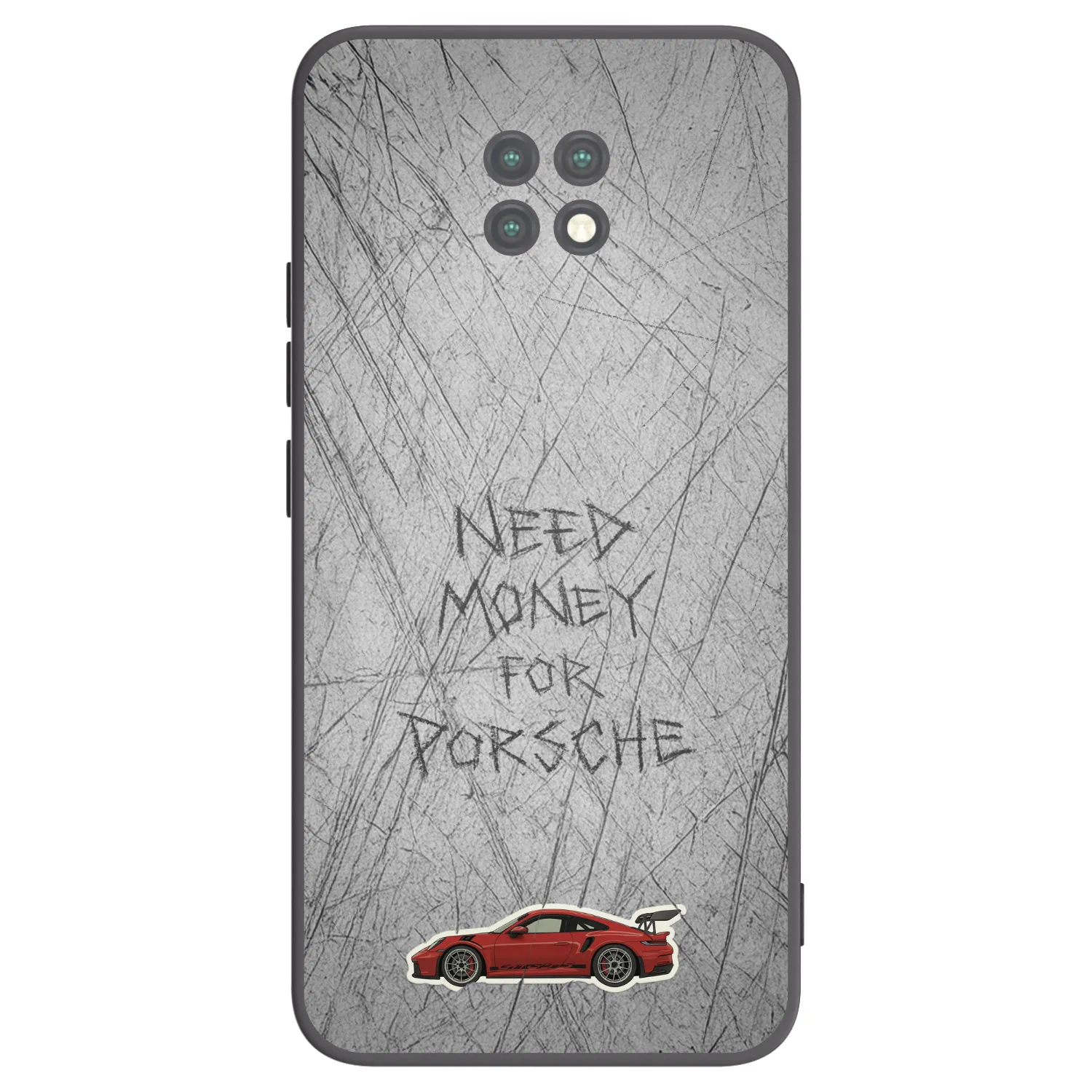Picasee silikonski črni ovitek za Xiaomi Redmi Note 9T - Garage Scratch