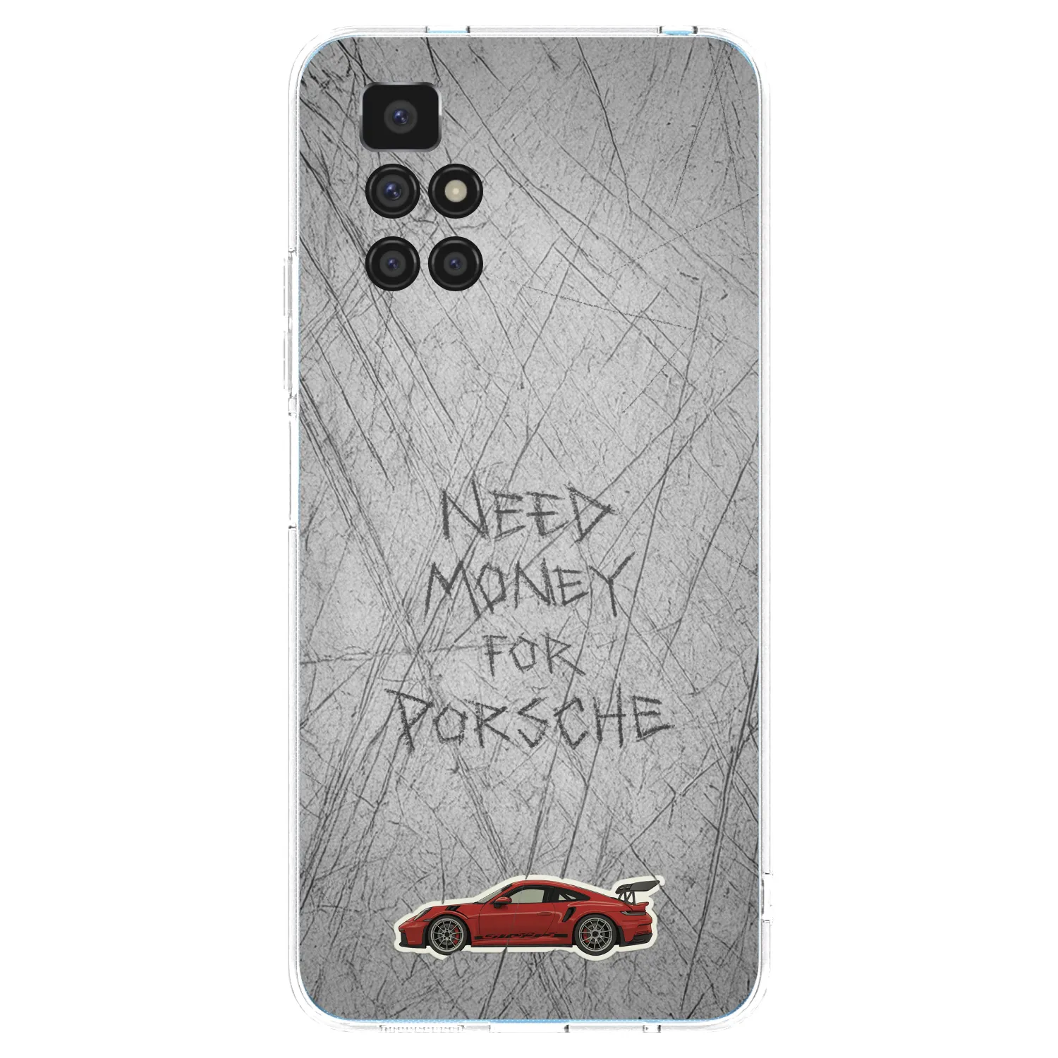 Picasee silikonski prozorni ovitek za Xiaomi Redmi 10 - Garage Scratch