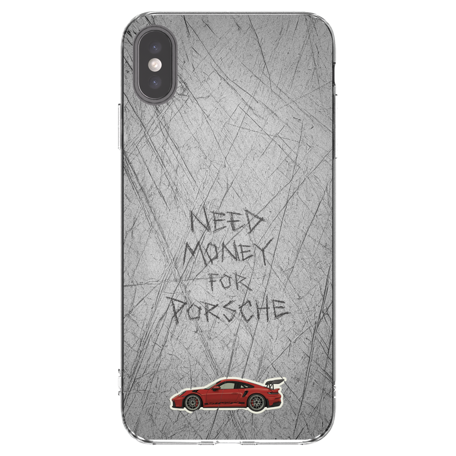 Picasee silikonski prozorni ovitek za Apple iPhone XS Max - Garage Scratch