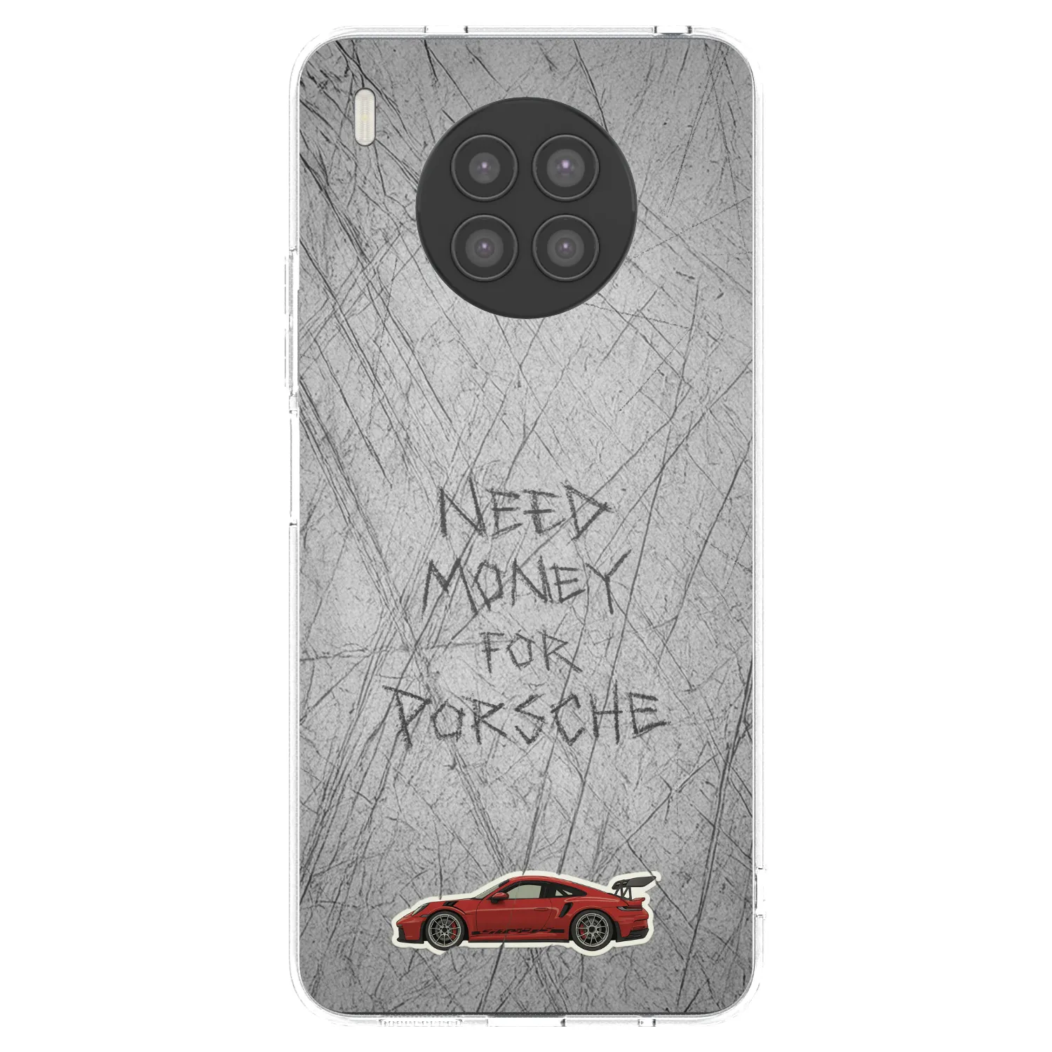 Picasee silikonski prozorni ovitek za Huawei Nova 8i - Garage Scratch