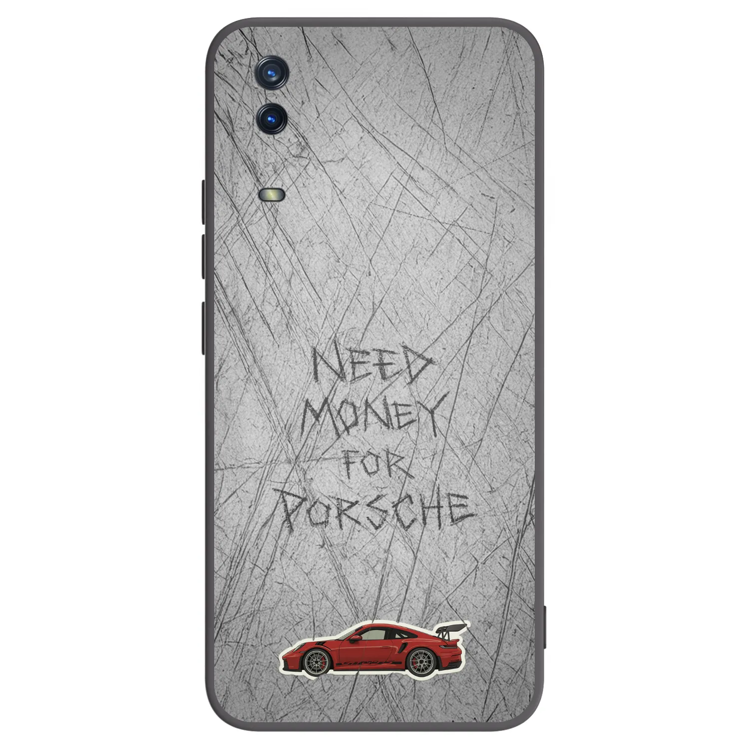 Picasee silikonski črni ovitek za Vivo Y11s - Garage Scratch