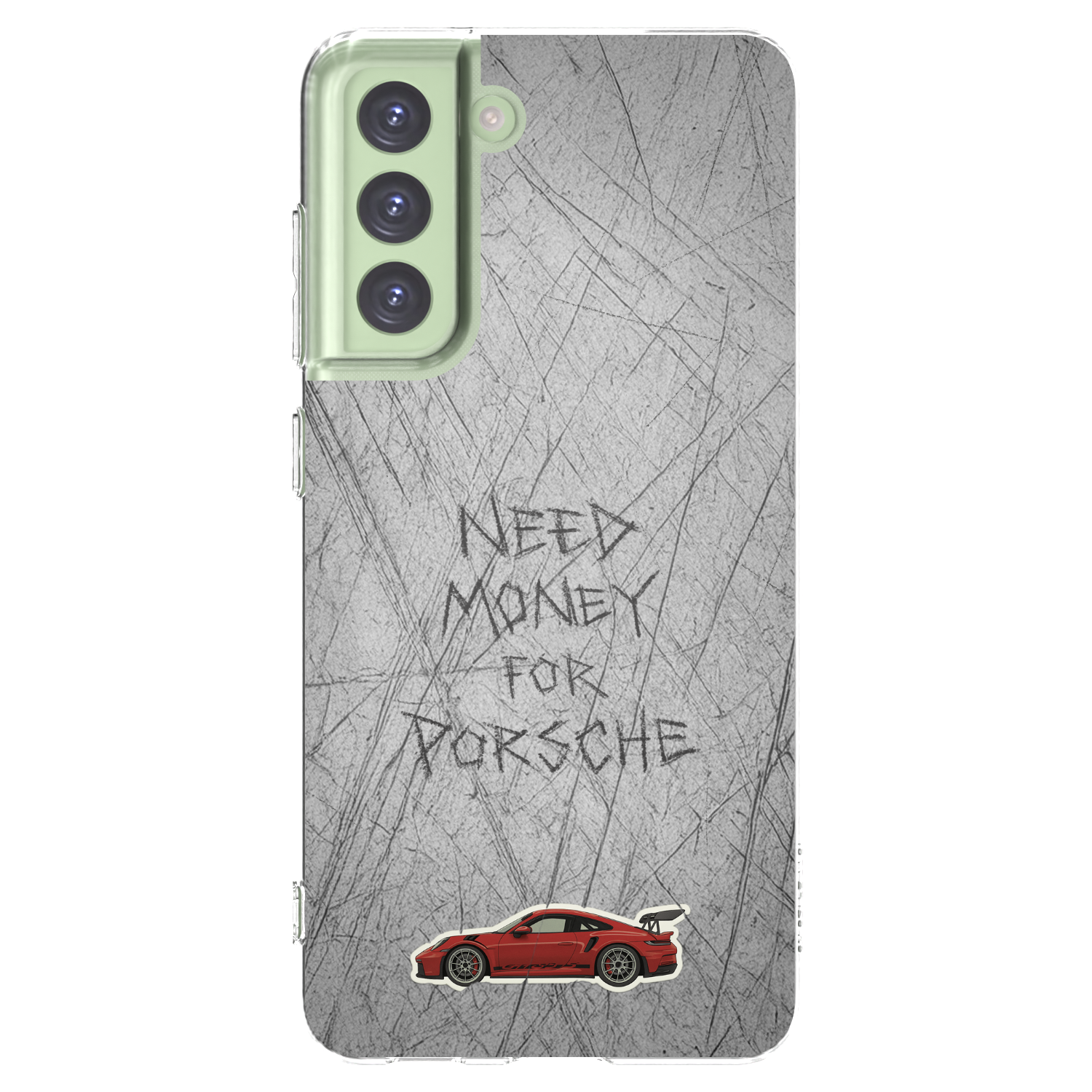 Picasee silikonski prozorni ovitek za Samsung Galaxy S21 FE 5G - Garage Scratch