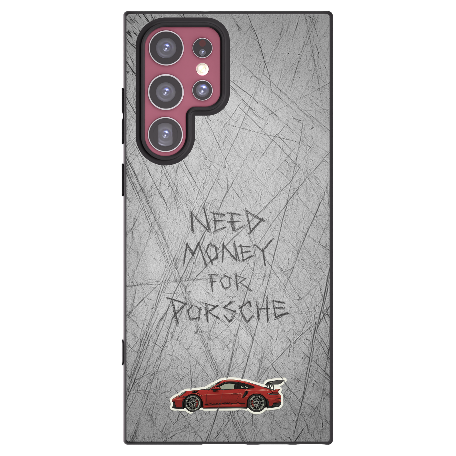 Picasee silikonski črni ovitek za Samsung Galaxy S22 Ultra 5G - Garage Scratch