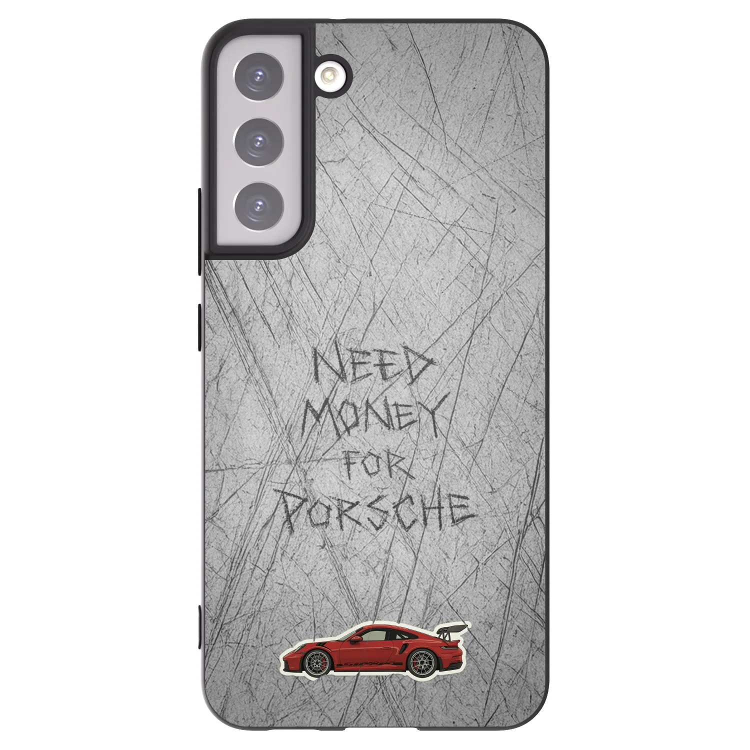 Picasee silikonski črni ovitek za Samsung Galaxy S22+ 5G - Garage Scratch