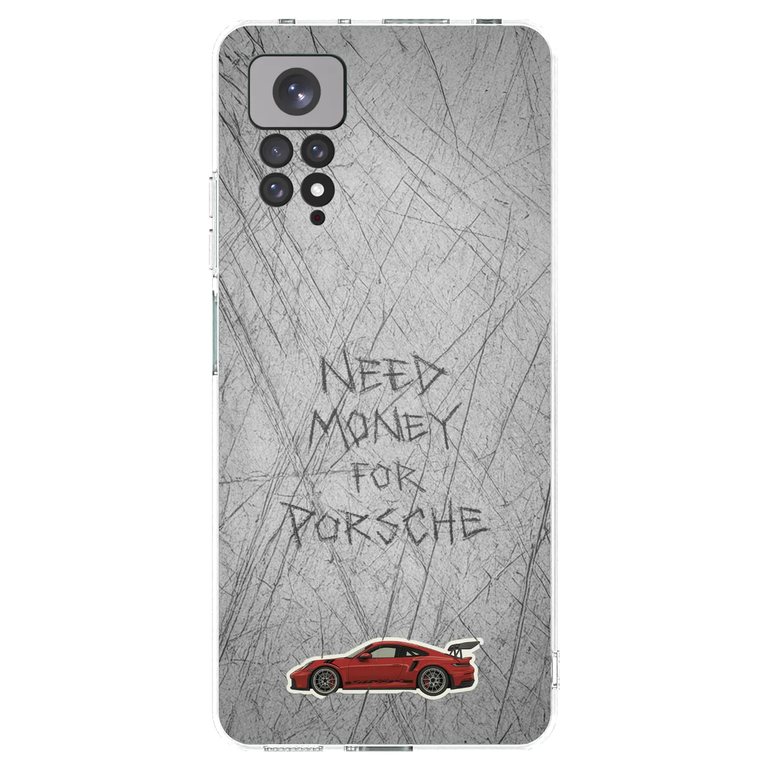 Picasee silikonski prozorni ovitek za Xiaomi Redmi Note 11S 4G - Garage Scratch