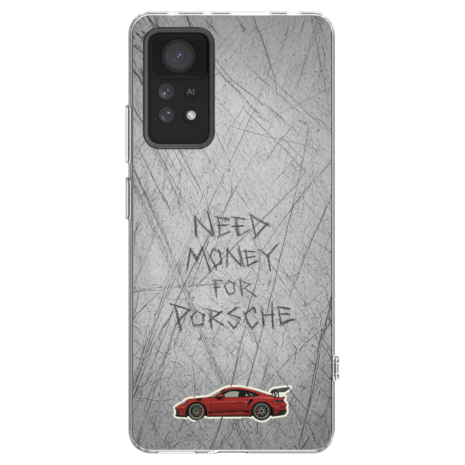 Picasee silikonski prozorni ovitek za Xiaomi Redmi Note 11 Pro - Garage Scratch