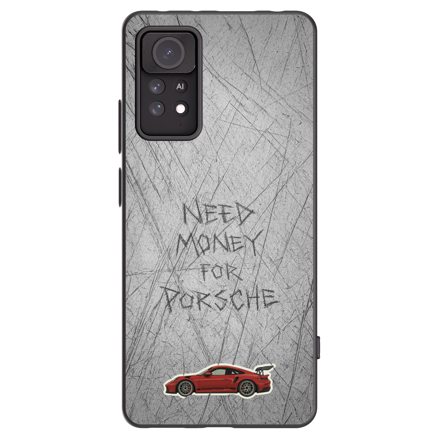 Picasee silikonski črni ovitek za Xiaomi Redmi Note 11 Pro 5G - Garage Scratch