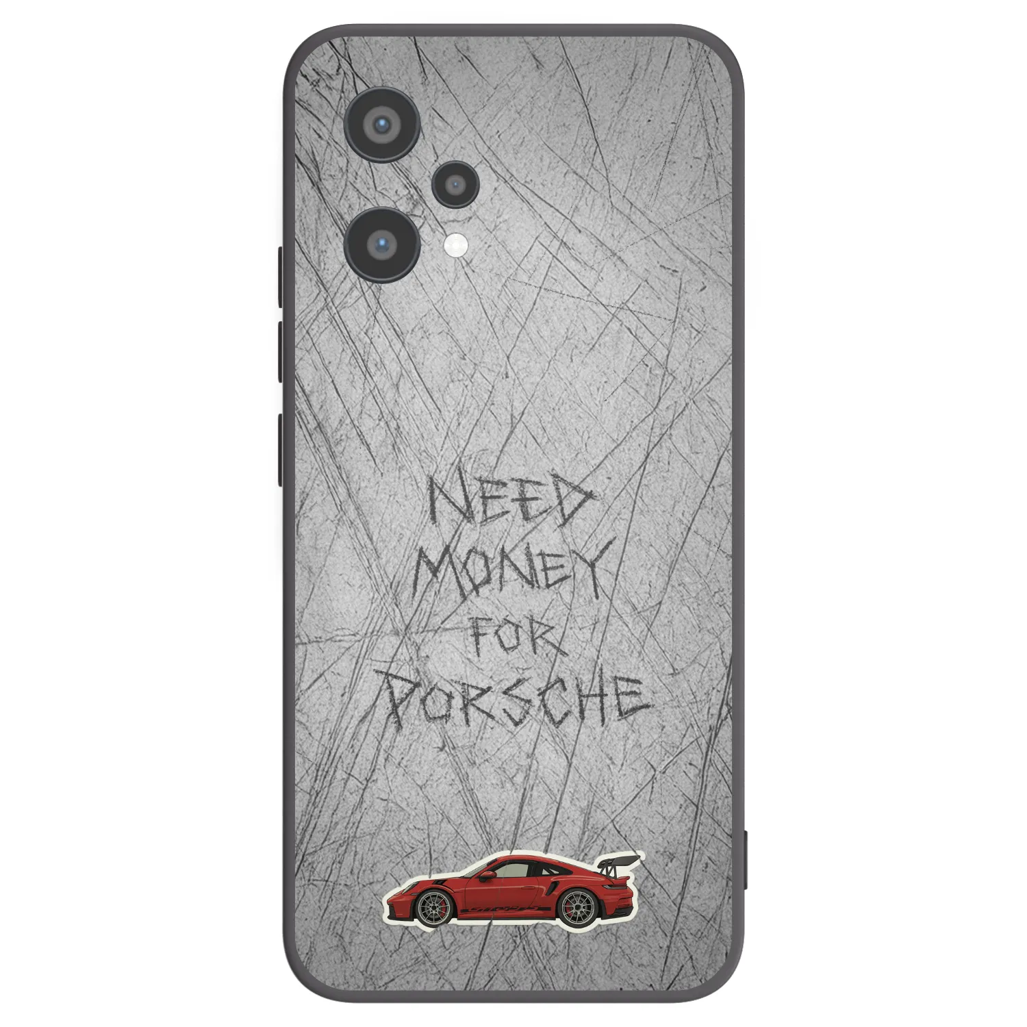 Picasee silikonski črni ovitek za Realme 9 Pro 5G - Garage Scratch