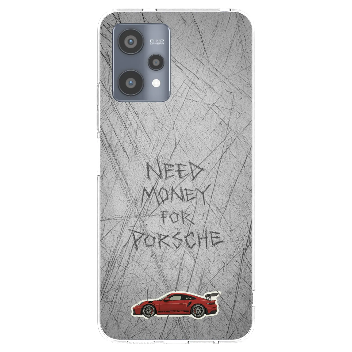 Picasee silikonski prozorni ovitek za Realme 9 Pro 5G - Garage Scratch