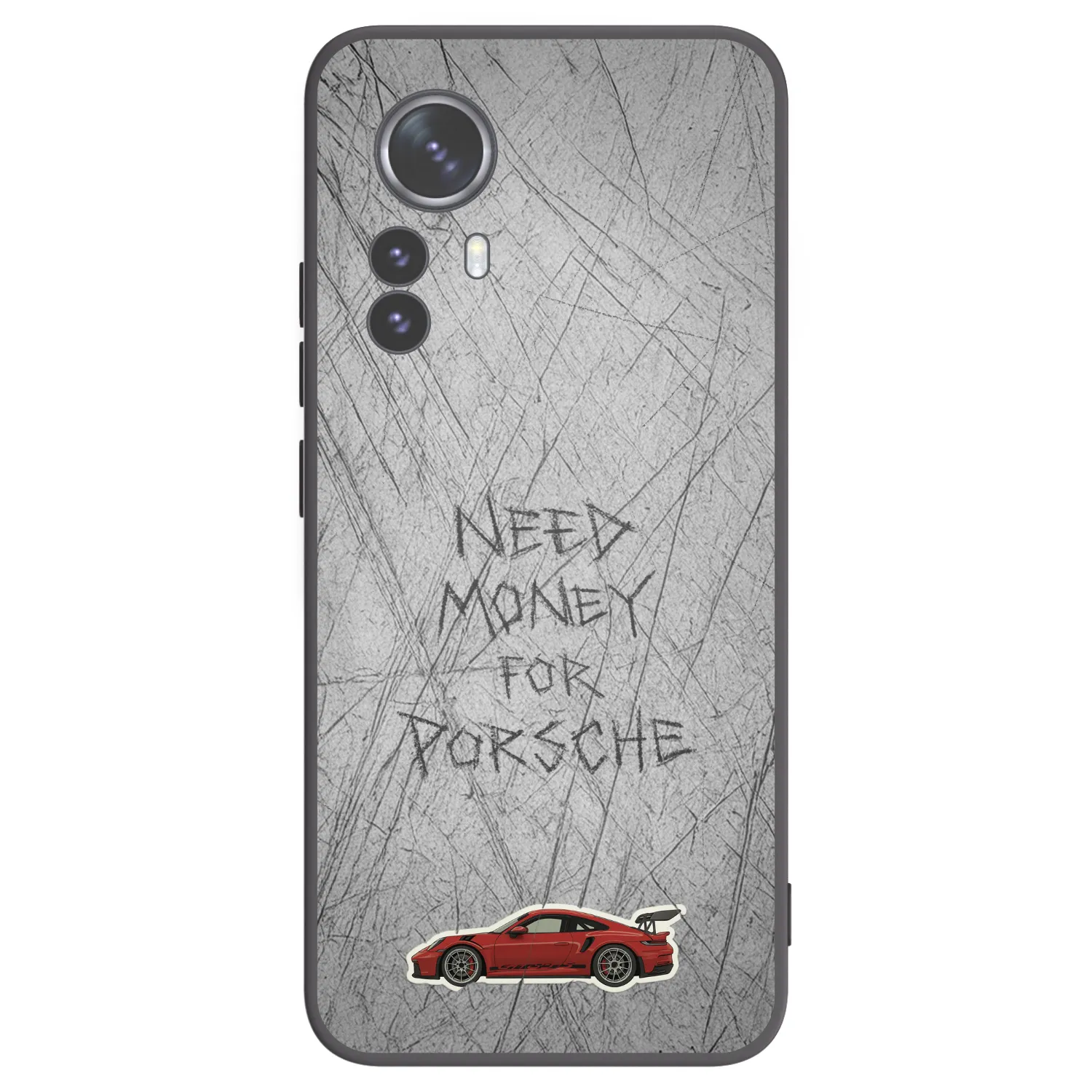 Picasee silikonski črni ovitek za Xiaomi 12 Pro - Garage Scratch