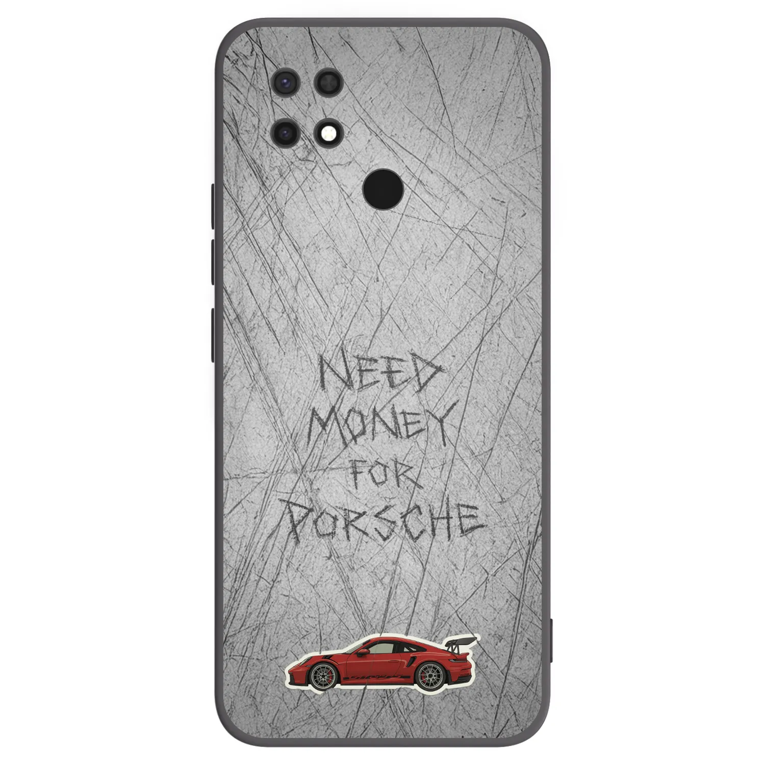 Picasee silikonski črni ovitek za Xiaomi Redmi 10C - Garage Scratch
