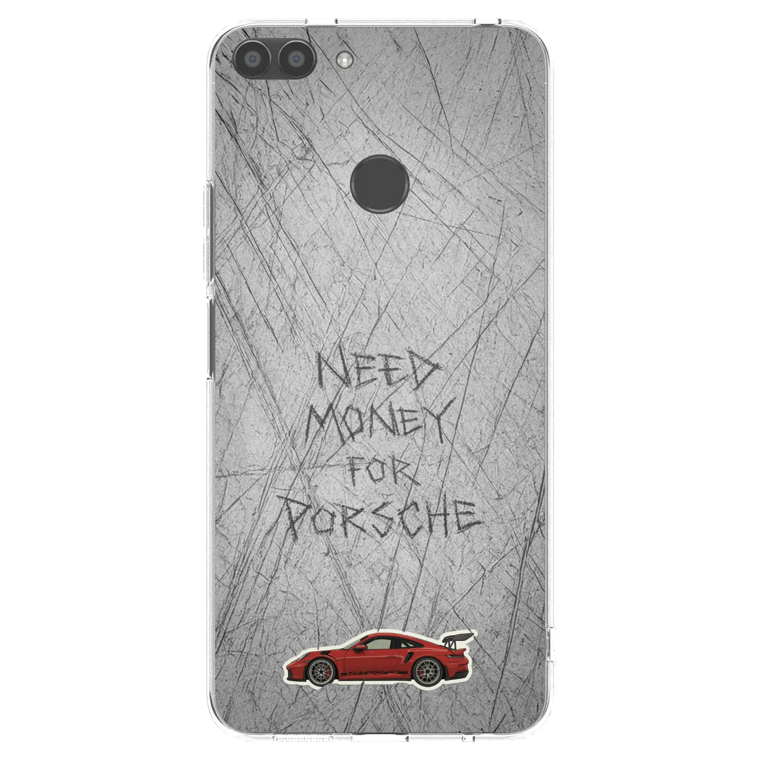 Picasee silikonski prozorni ovitek za Huawei P Smart - Garage Scratch