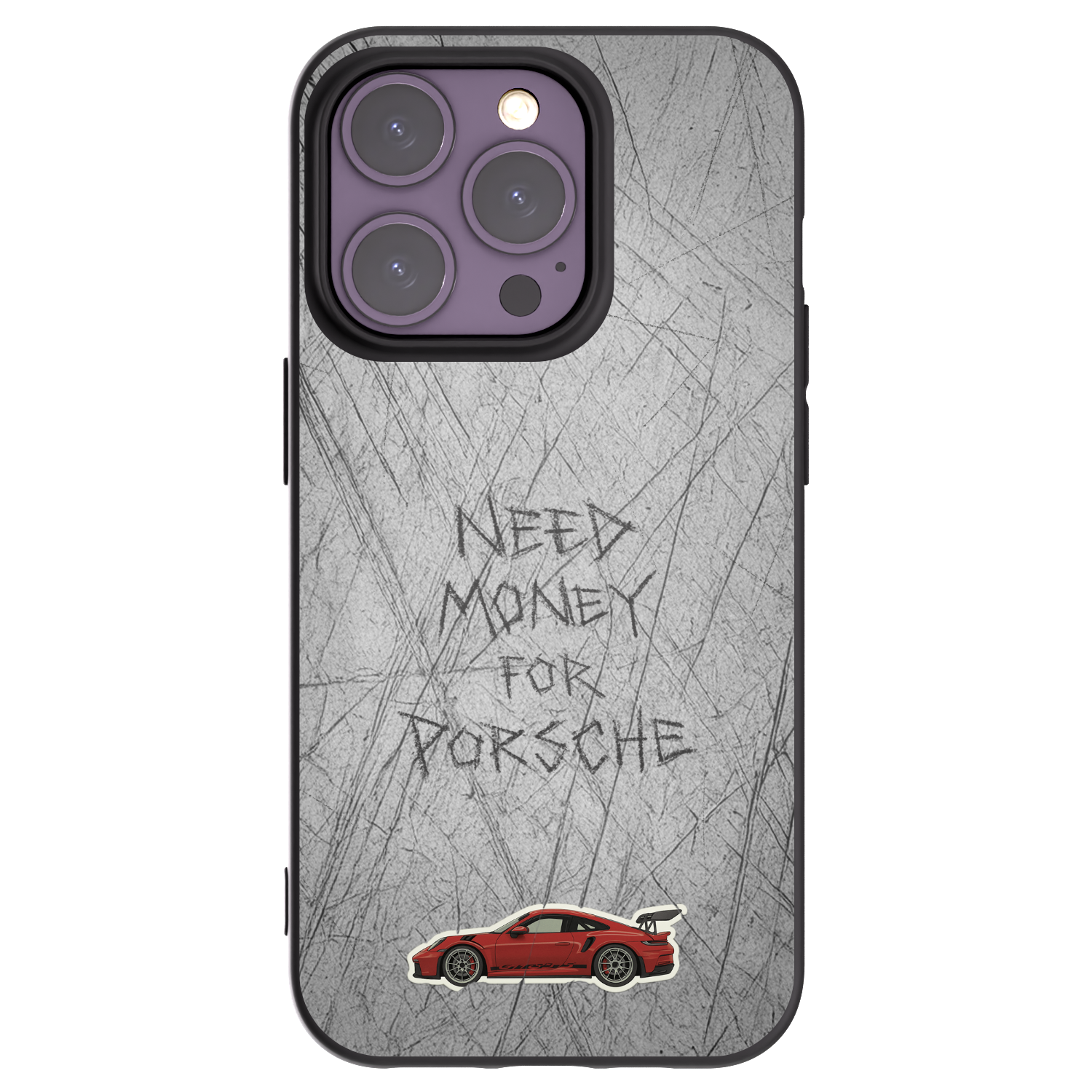 Picasee silikonski črni ovitek za Apple iPhone 14 Pro - Garage Scratch