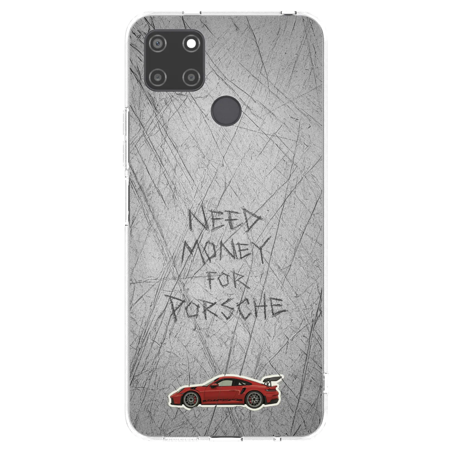 Picasee silikonski prozorni ovitek za Realme C21Y - Garage Scratch