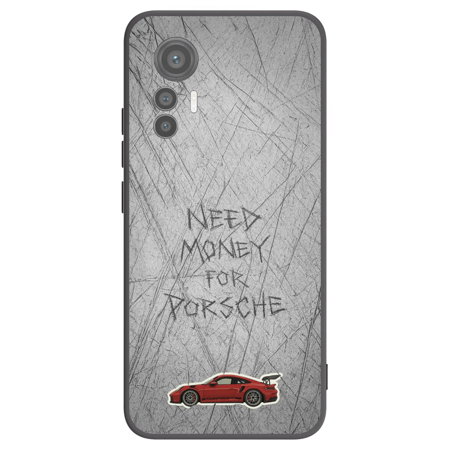 Picasee silikonski črni ovitek za Xiaomi 12 Lite - Garage Scratch