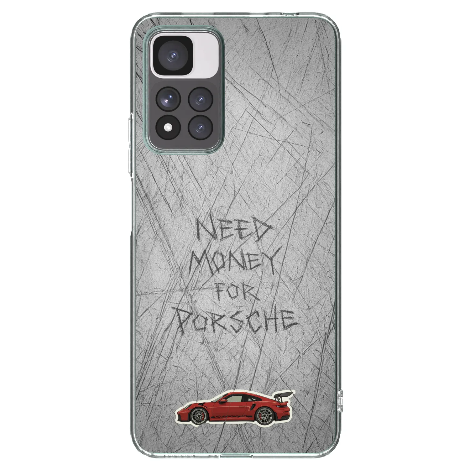Picasee silikonski prozorni ovitek za Xiaomi Redmi Note 11 Pro+ 5G - Garage Scratch