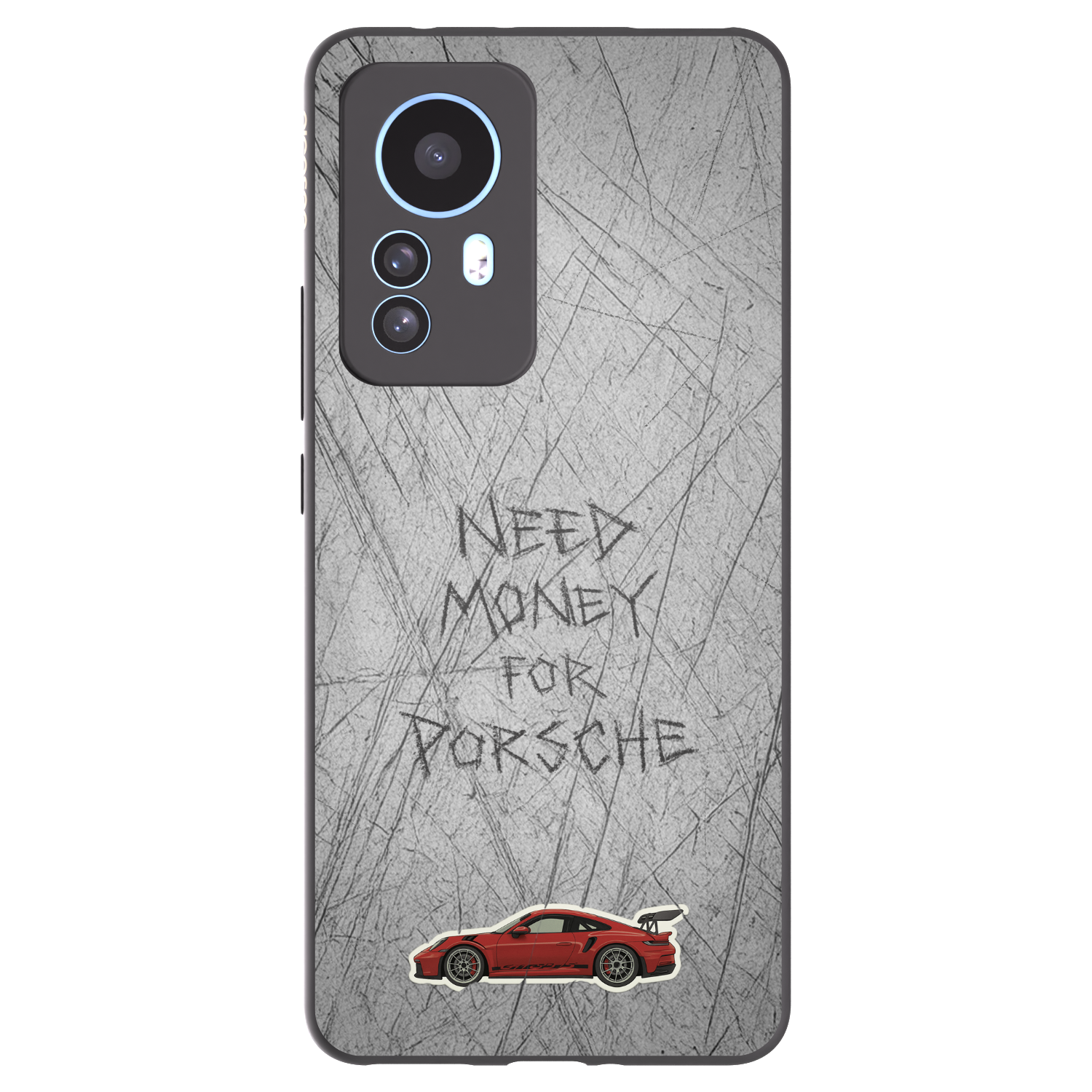 Picasee silikonski črni ovitek za Xiaomi 12T Pro - Garage Scratch