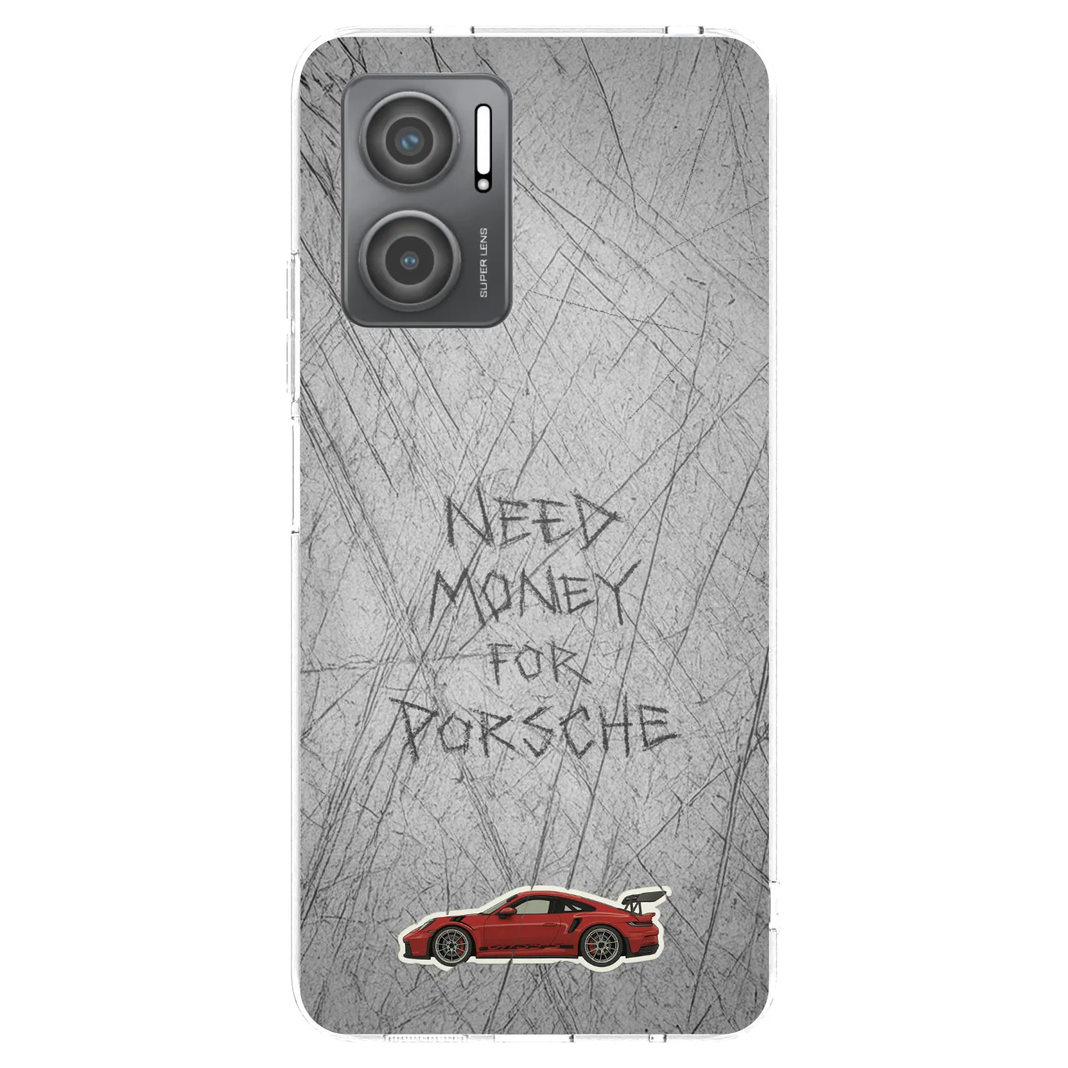 Picasee silikonski prozorni ovitek za Xiaomi Redmi 10 5G - Garage Scratch