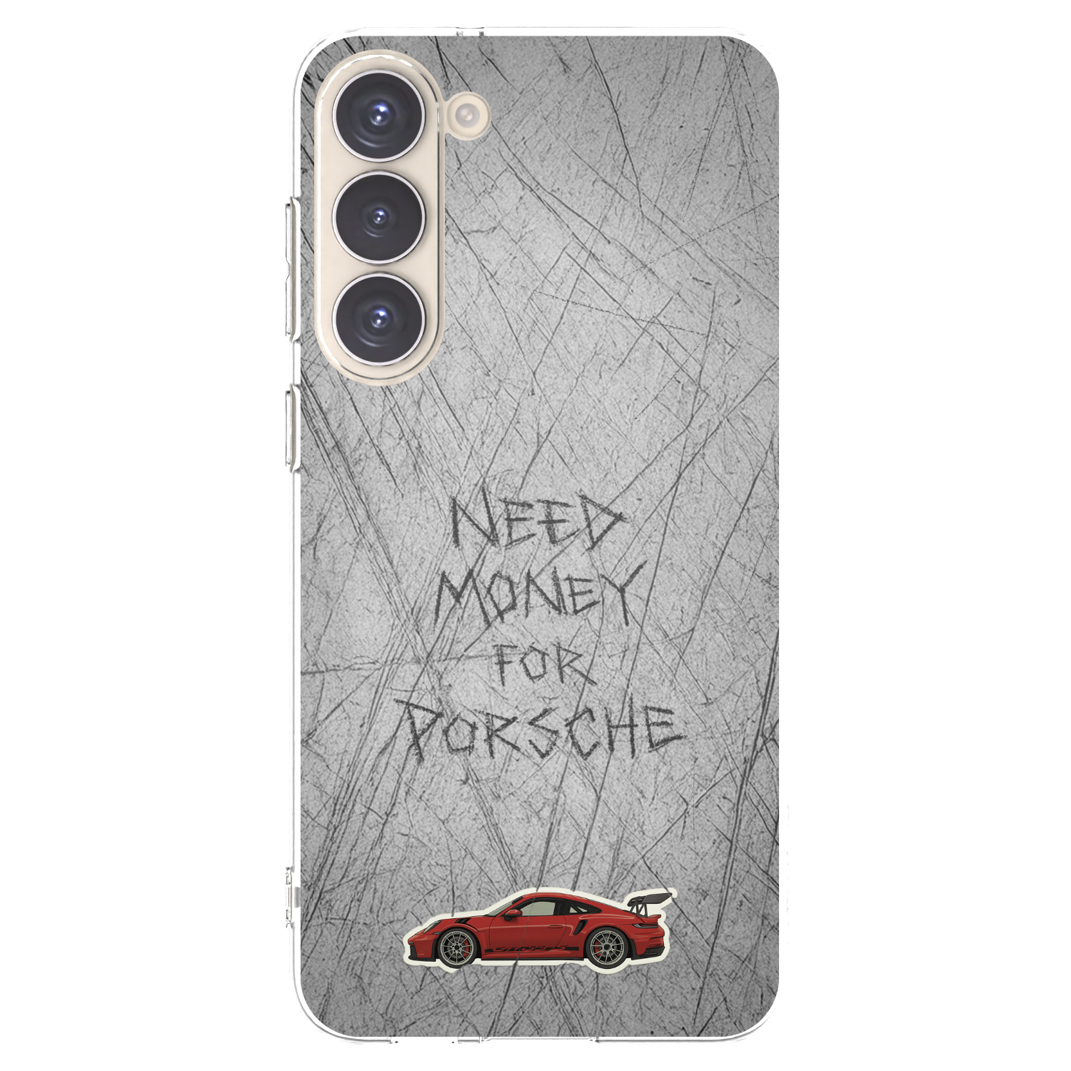 Picasee silikonski prozorni ovitek za Samsung Galaxy S23+ 5G - Garage Scratch