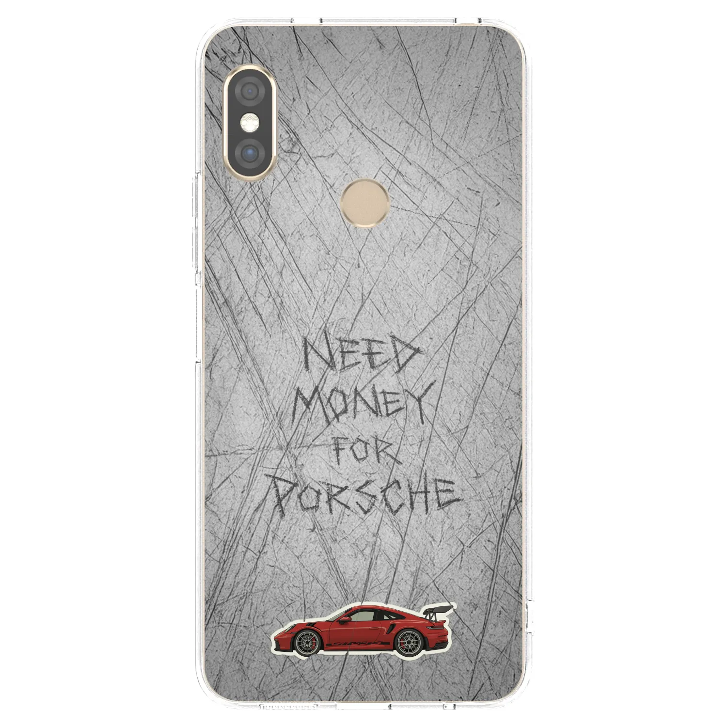 Picasee silikonski prozorni ovitek za Xiaomi Redmi Note 5 Global - Garage Scratch