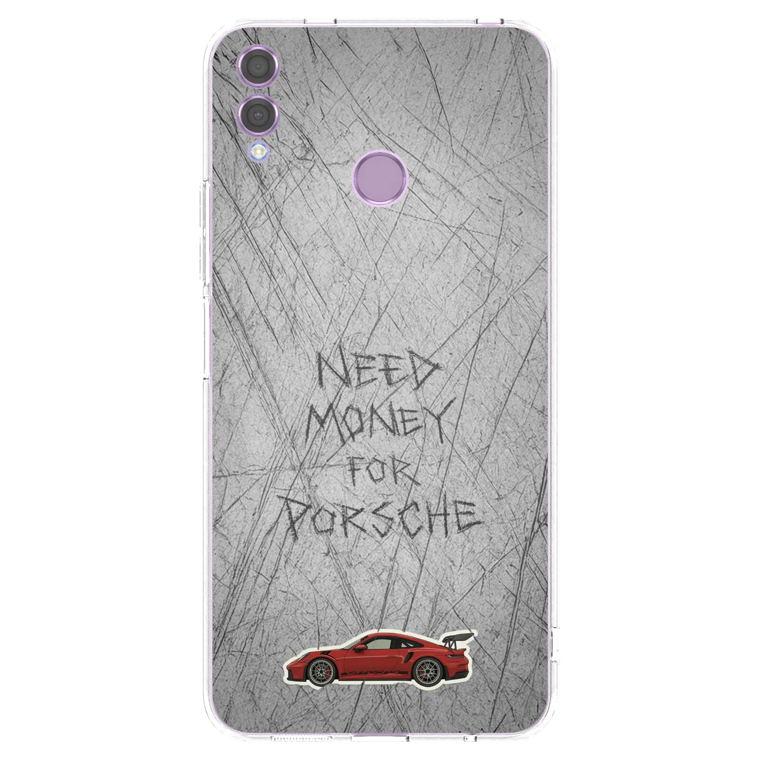 Picasee silikonski prozorni ovitek za Honor 8X - Garage Scratch