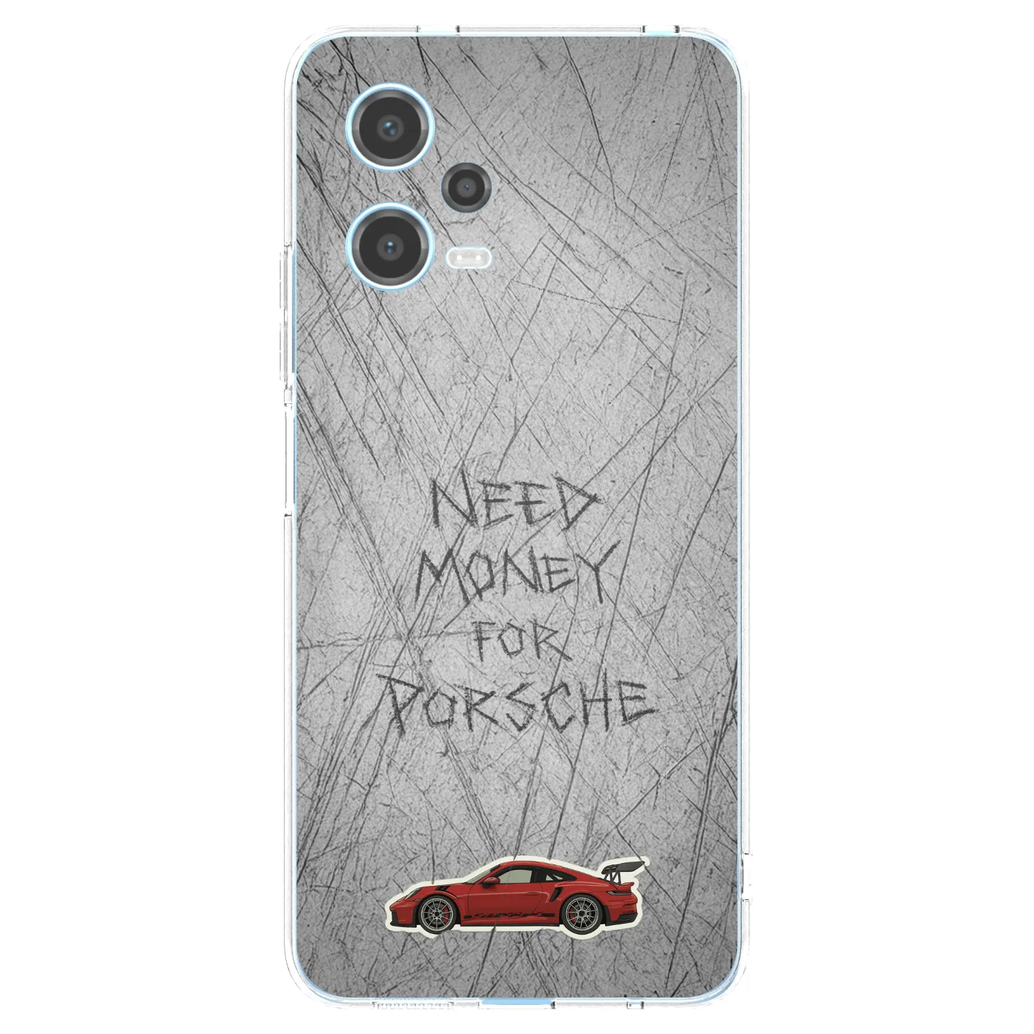 Picasee silikonski prozorni ovitek za Xiaomi Redmi Note 12 5G - Garage Scratch