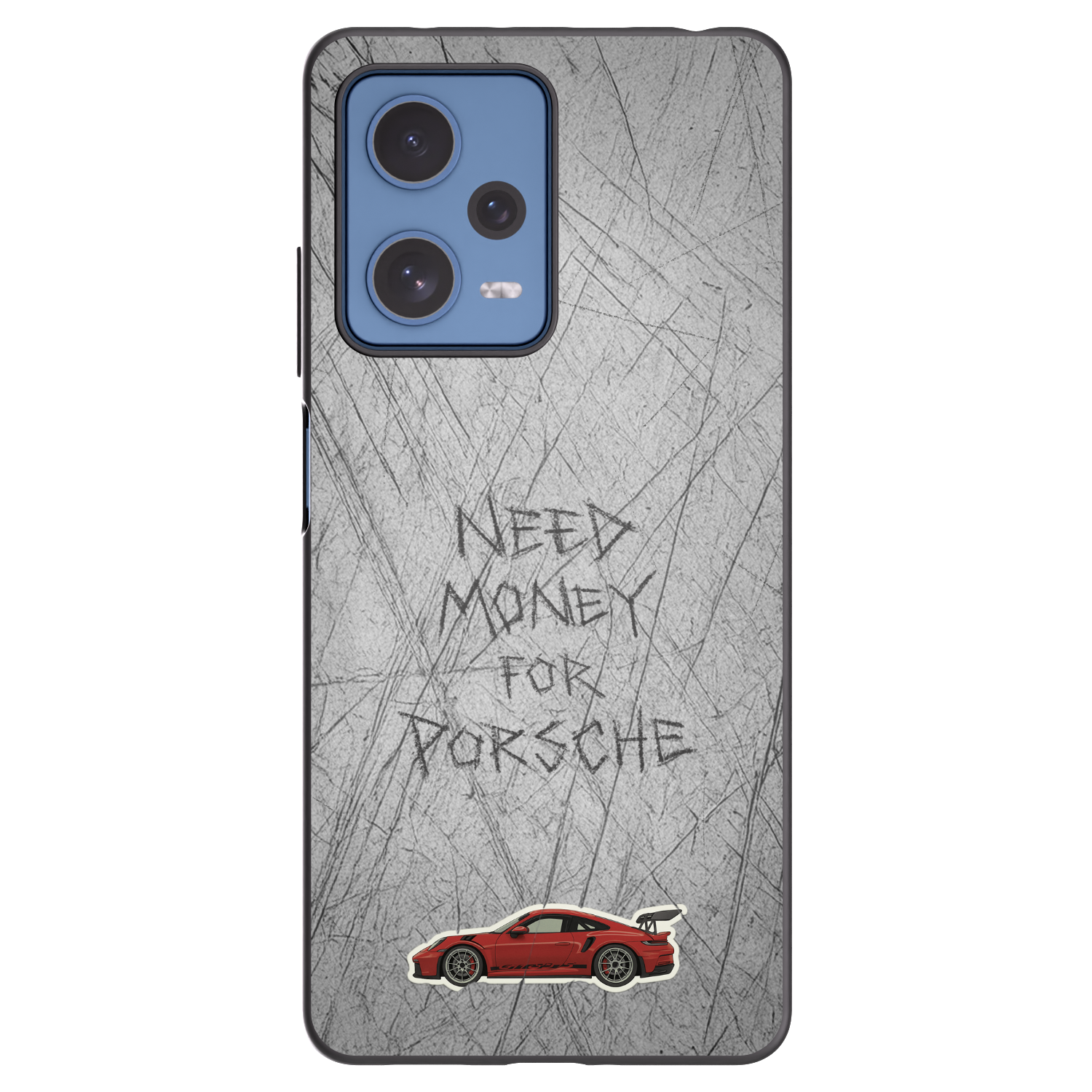 Picasee silikonski črni ovitek za Xiaomi Redmi Note 12 Pro 5G - Garage Scratch