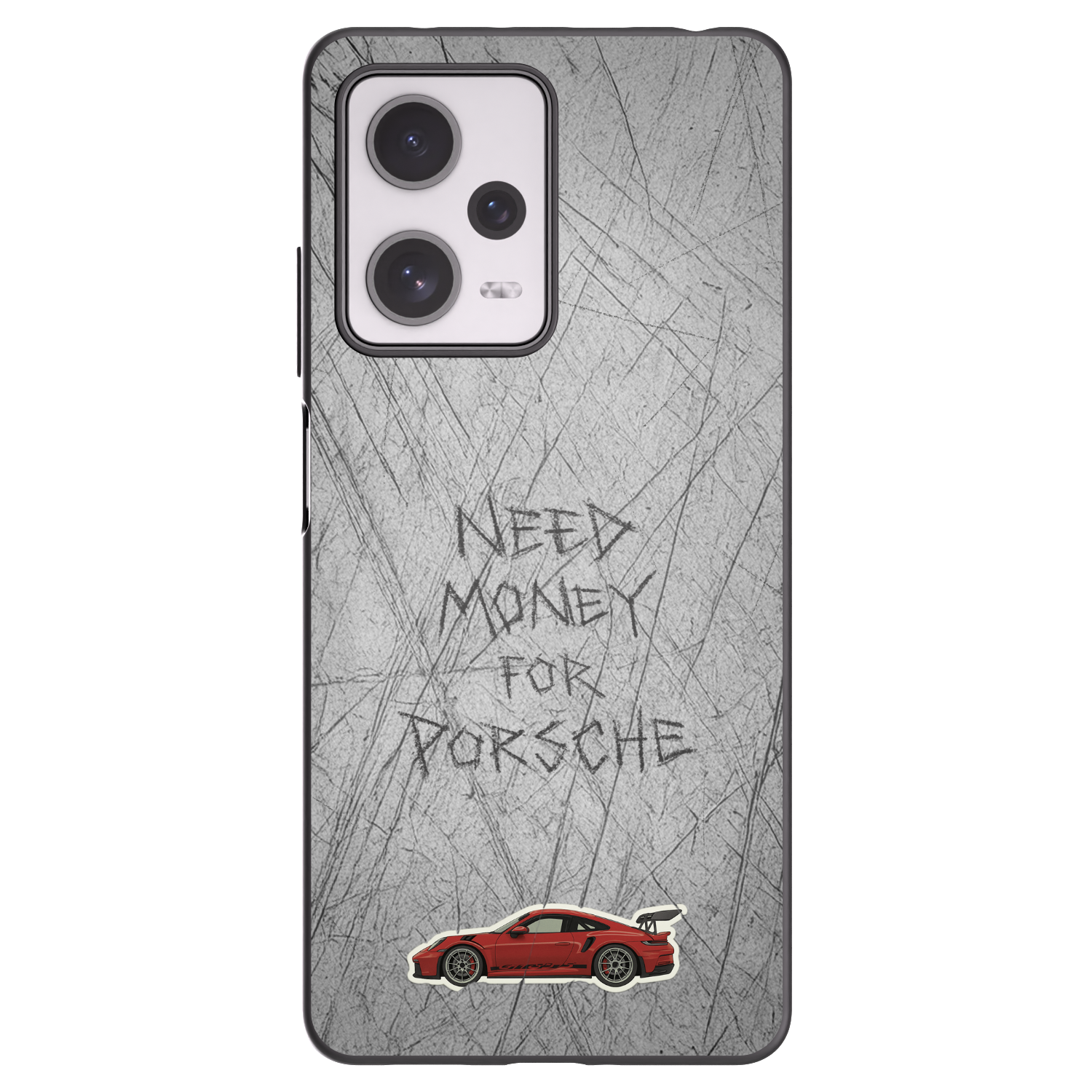 Picasee silikonski črni ovitek za Xiaomi Redmi Note 12 Pro+ 5G - Garage Scratch