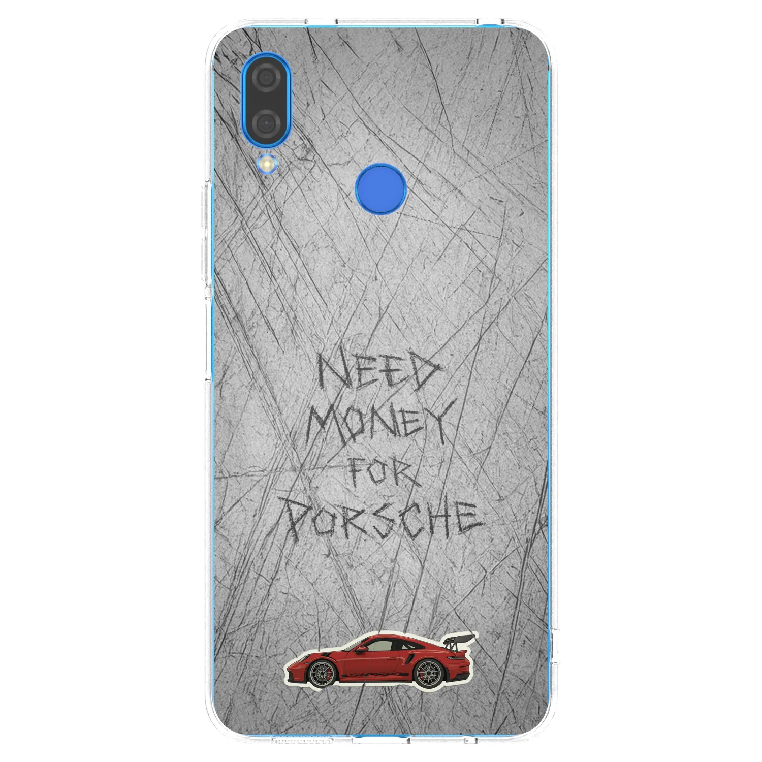 Picasee silikonski prozorni ovitek za Huawei Nova 3 - Garage Scratch