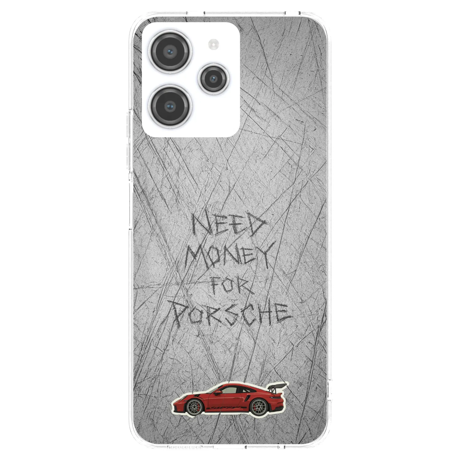 Picasee silikonski prozorni ovitek za Xiaomi Redmi 12 4G - Garage Scratch