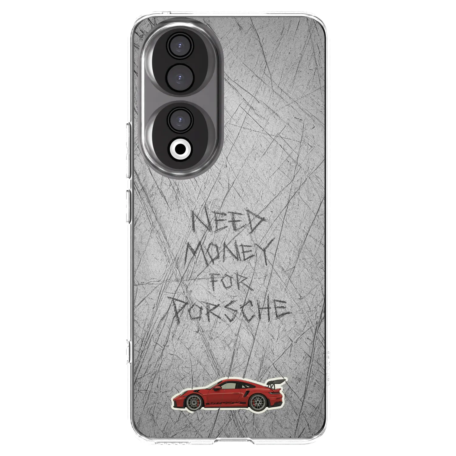 Picasee silikonski prozorni ovitek za Honor 90 5G - Garage Scratch