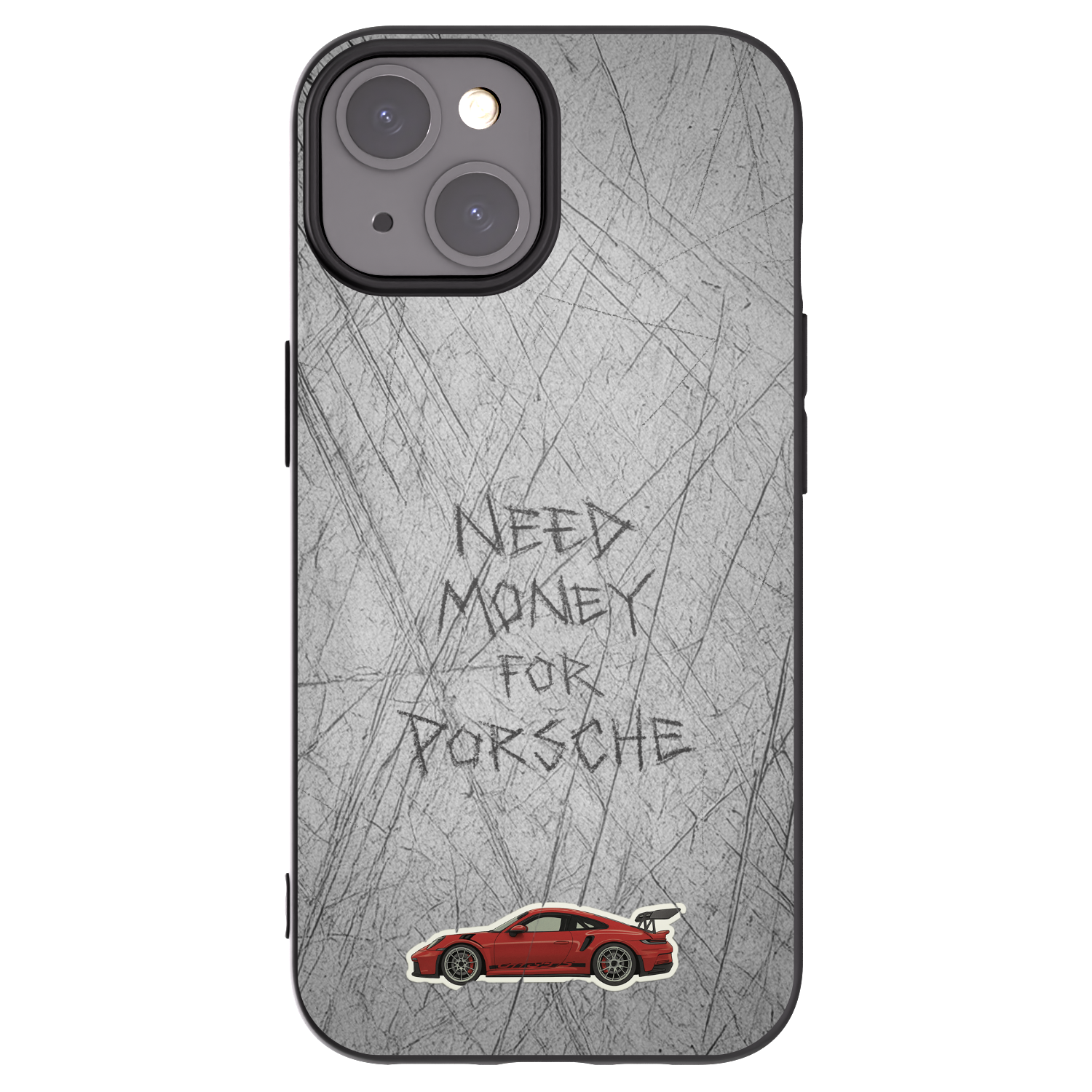 Picasee silikonski črni ovitek za Apple iPhone 15 - Garage Scratch