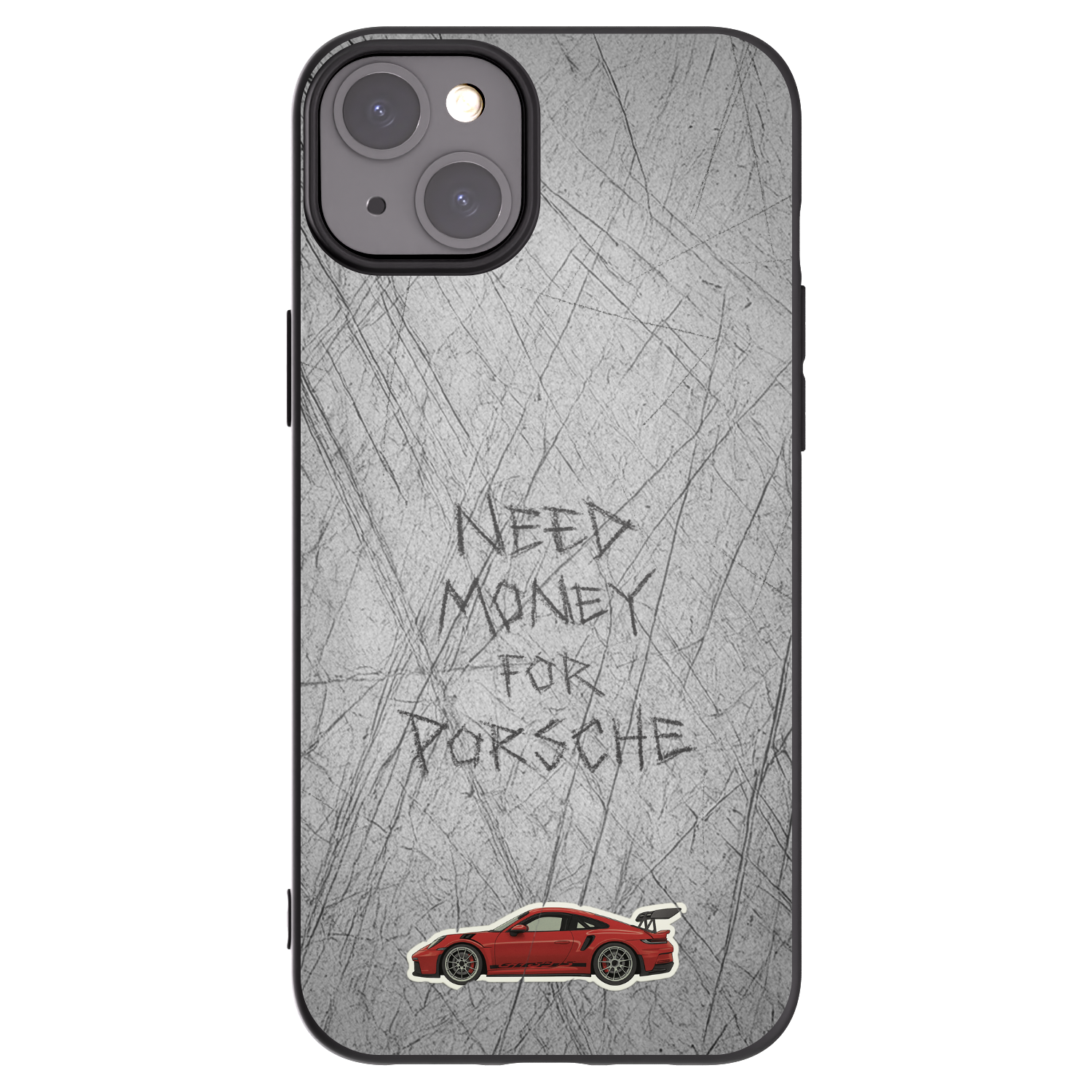 Picasee silikonski črni ovitek za Apple iPhone 15 Plus - Garage Scratch