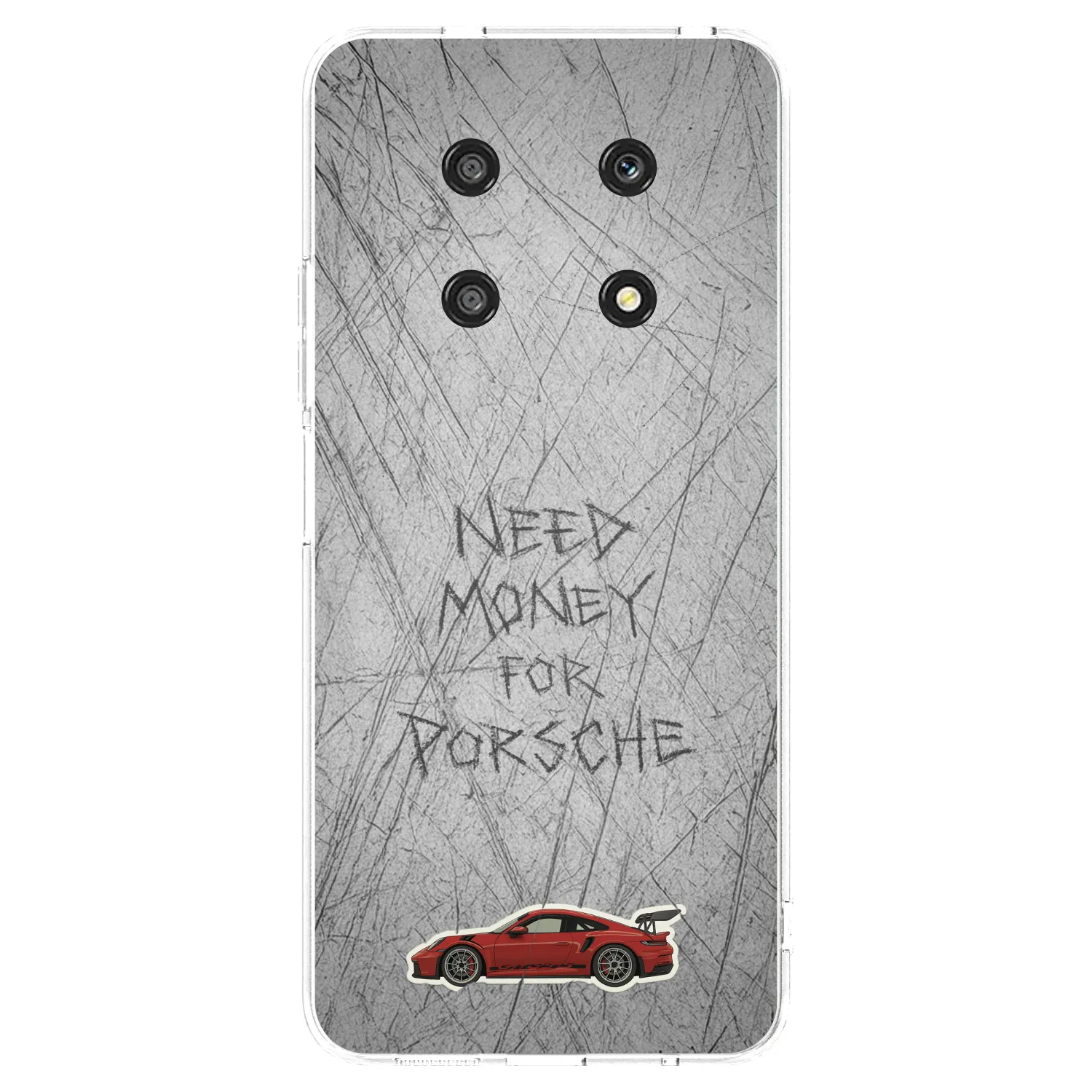 Picasee silikonski prozorni ovitek za Honor Magic4 Lite 5G - Garage Scratch