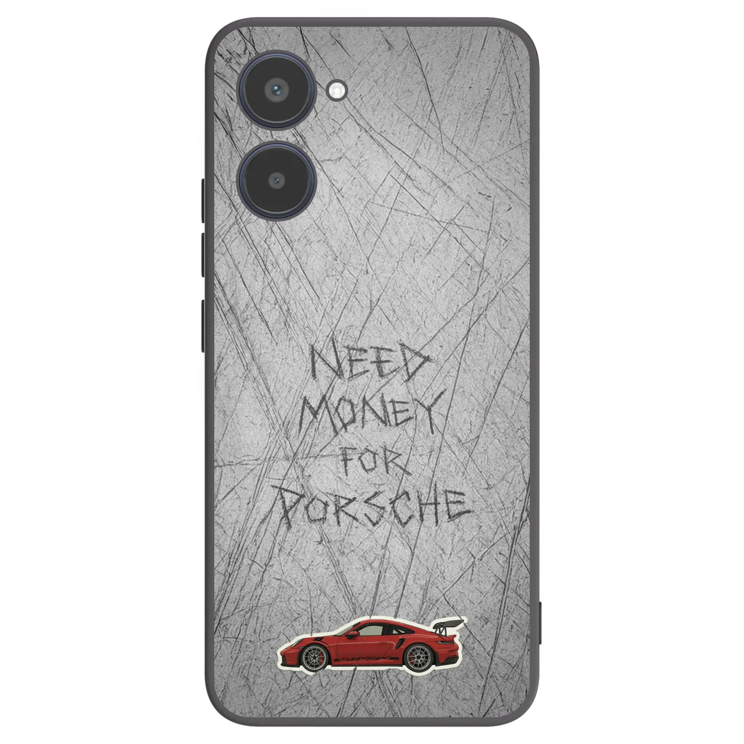 Picasee silikonski črni ovitek za Realme 10 4G - Garage Scratch