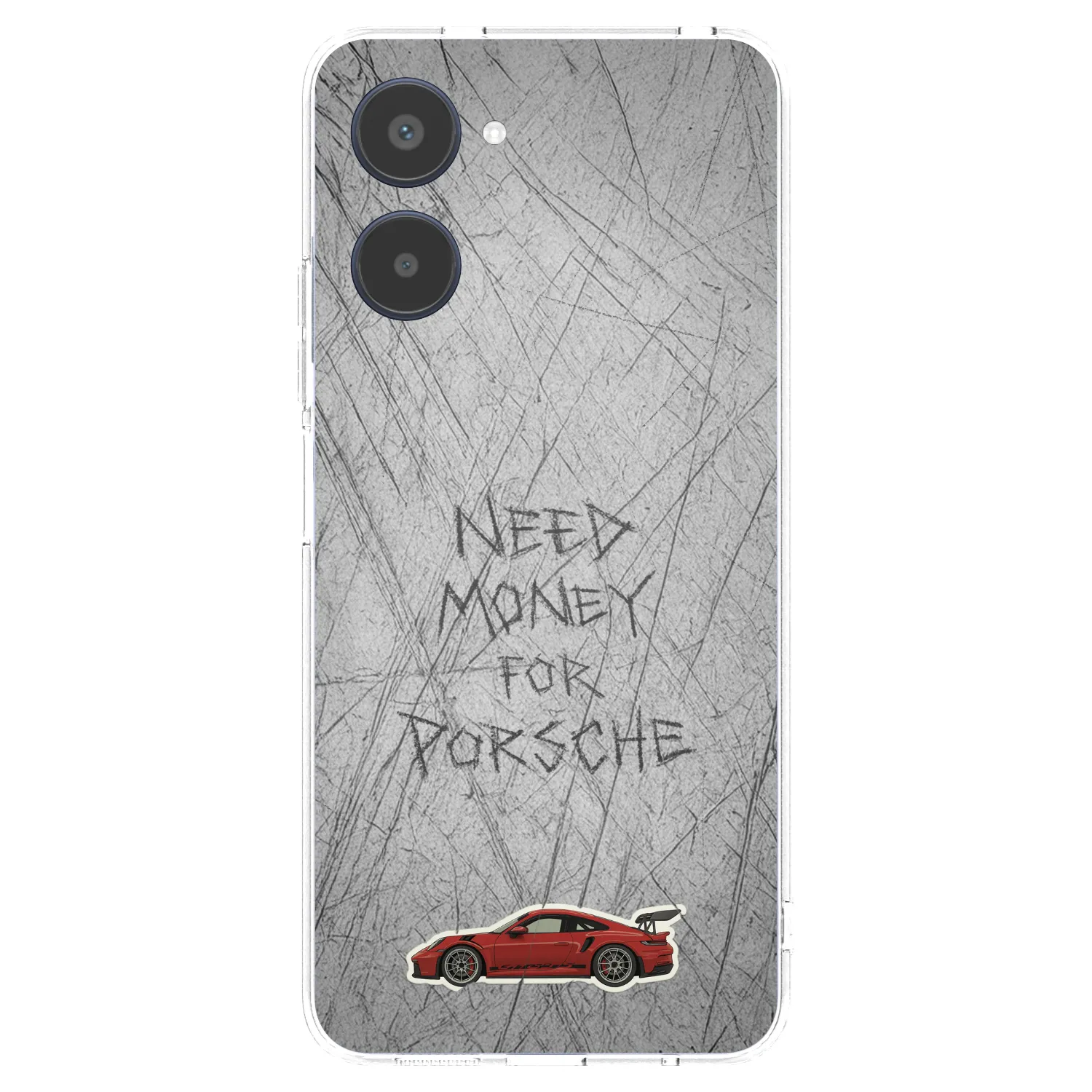 Picasee silikonski prozorni ovitek za Realme 10 4G - Garage Scratch