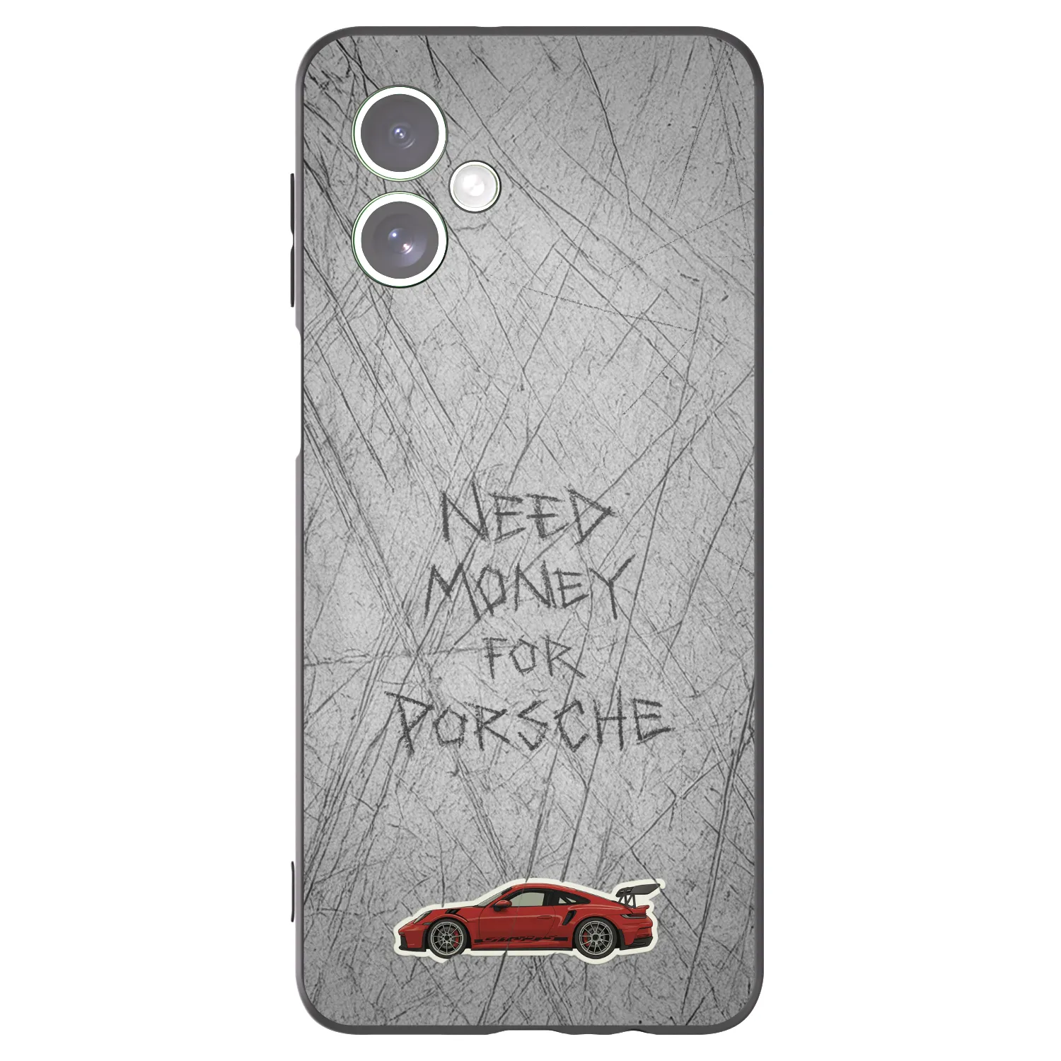 Picasee silikonski črni ovitek za Motorola Moto G54 5G - Garage Scratch