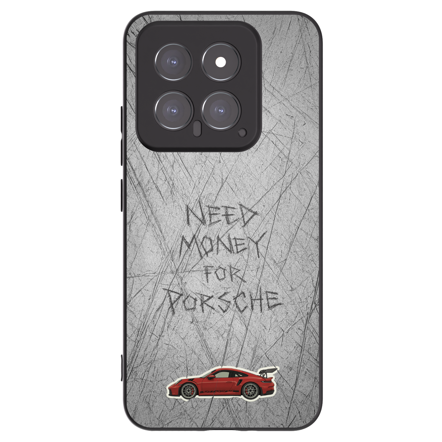 Picasee silikonski črni ovitek za Xiaomi 14 - Garage Scratch