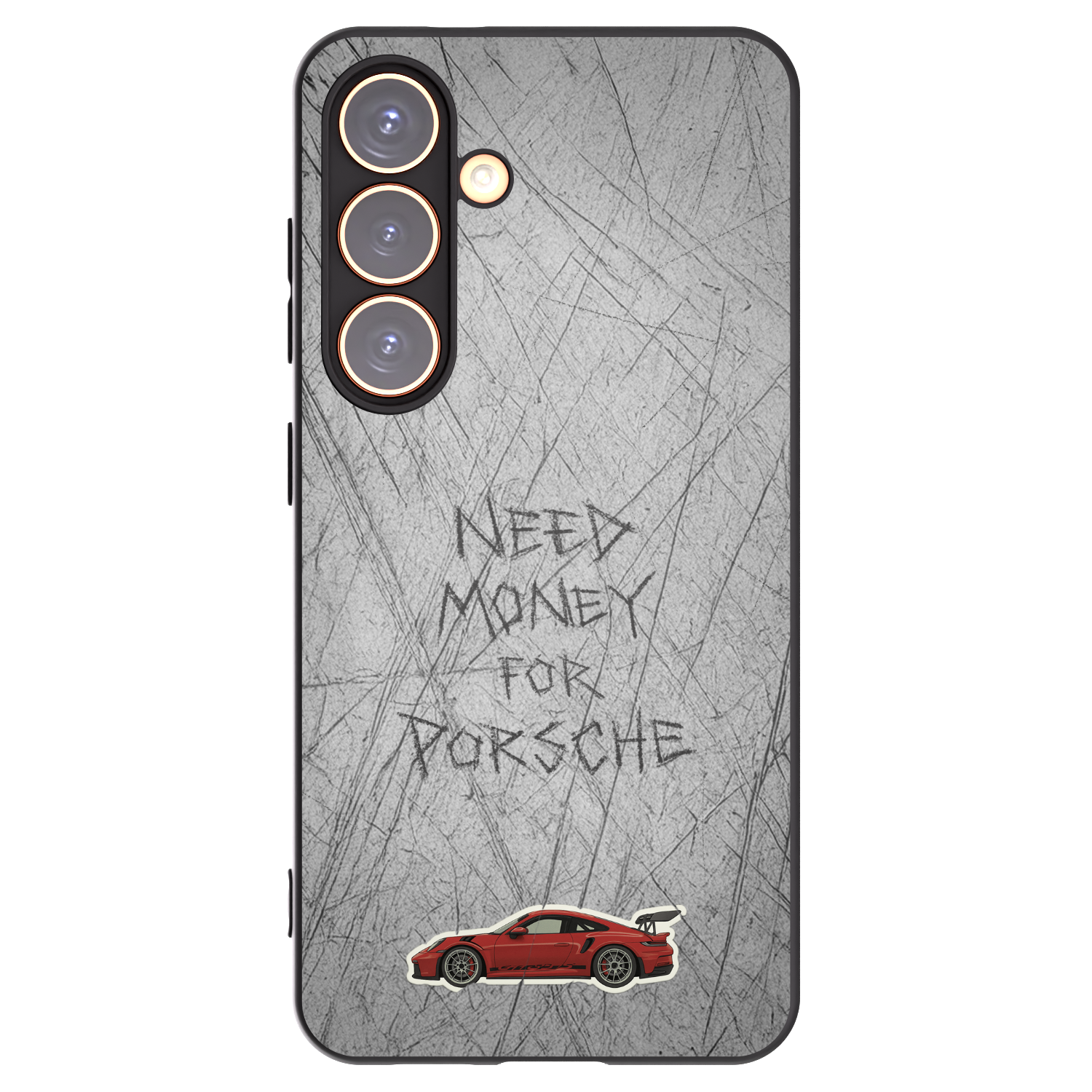 Picasee silikonski črni ovitek za Samsung Galaxy S24 S921B 5G - Garage Scratch