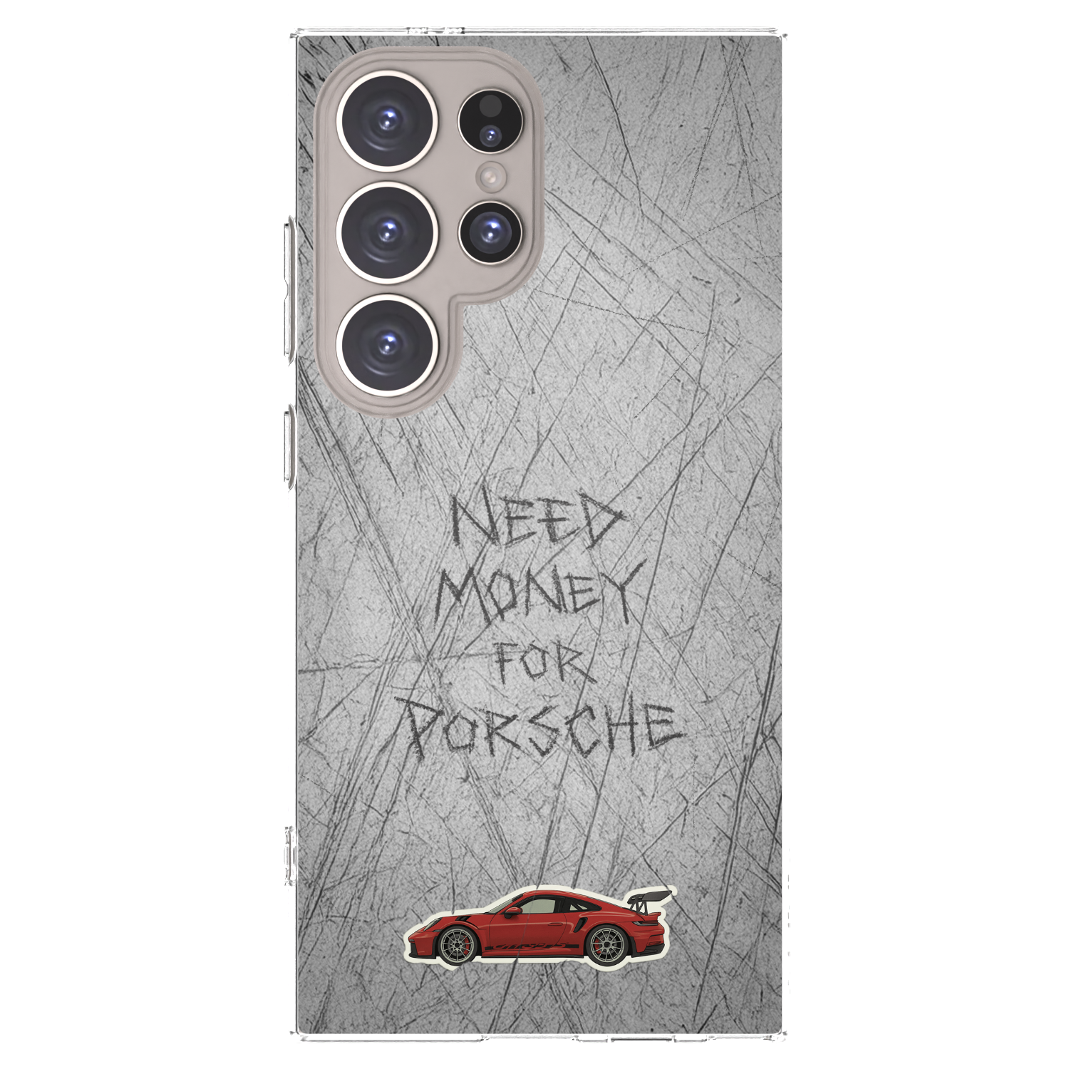 Picasee silikonski prozorni ovitek za Samsung Galaxy S24 Ultra S928B 5G - Garage Scratch