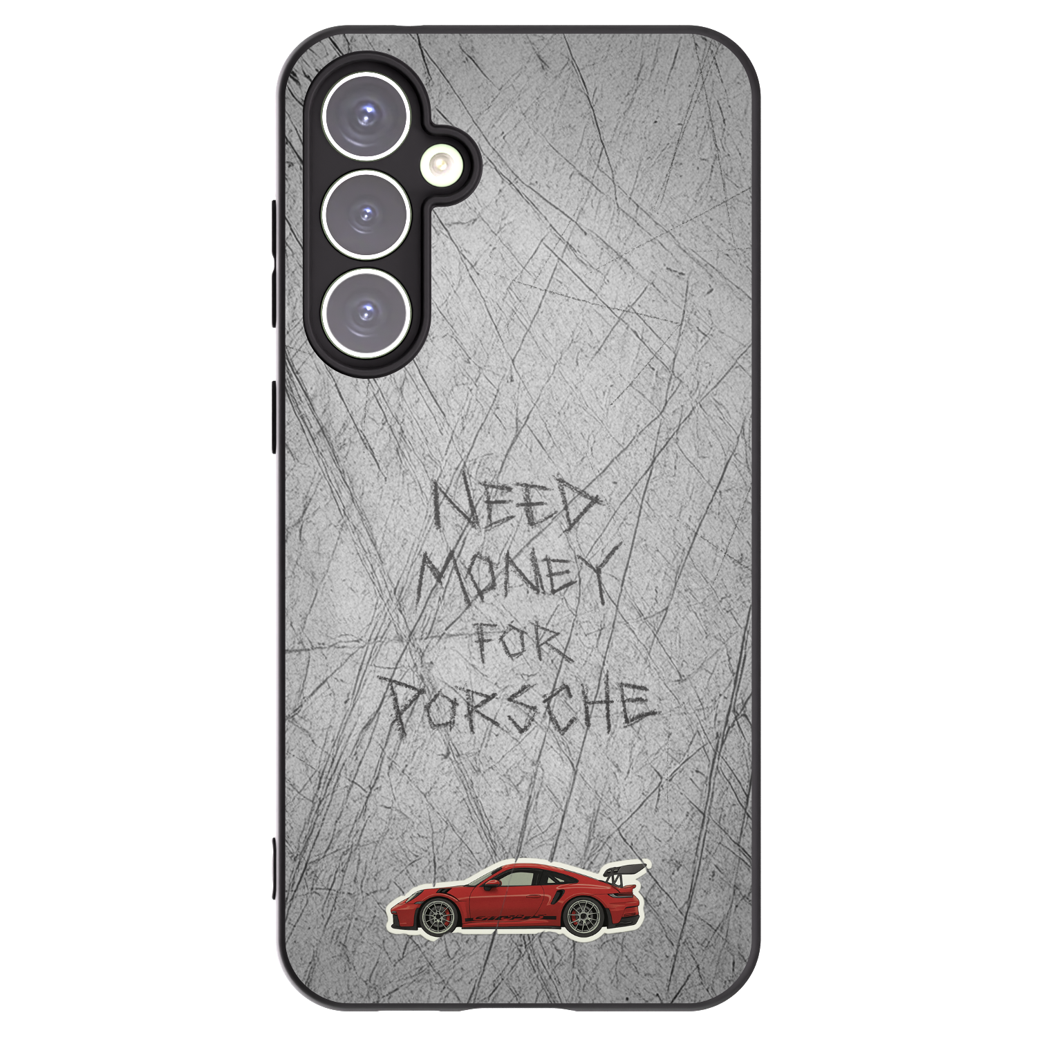 Picasee silikonski črni ovitek za Samsung Galaxy S23 FE S711B - Garage Scratch