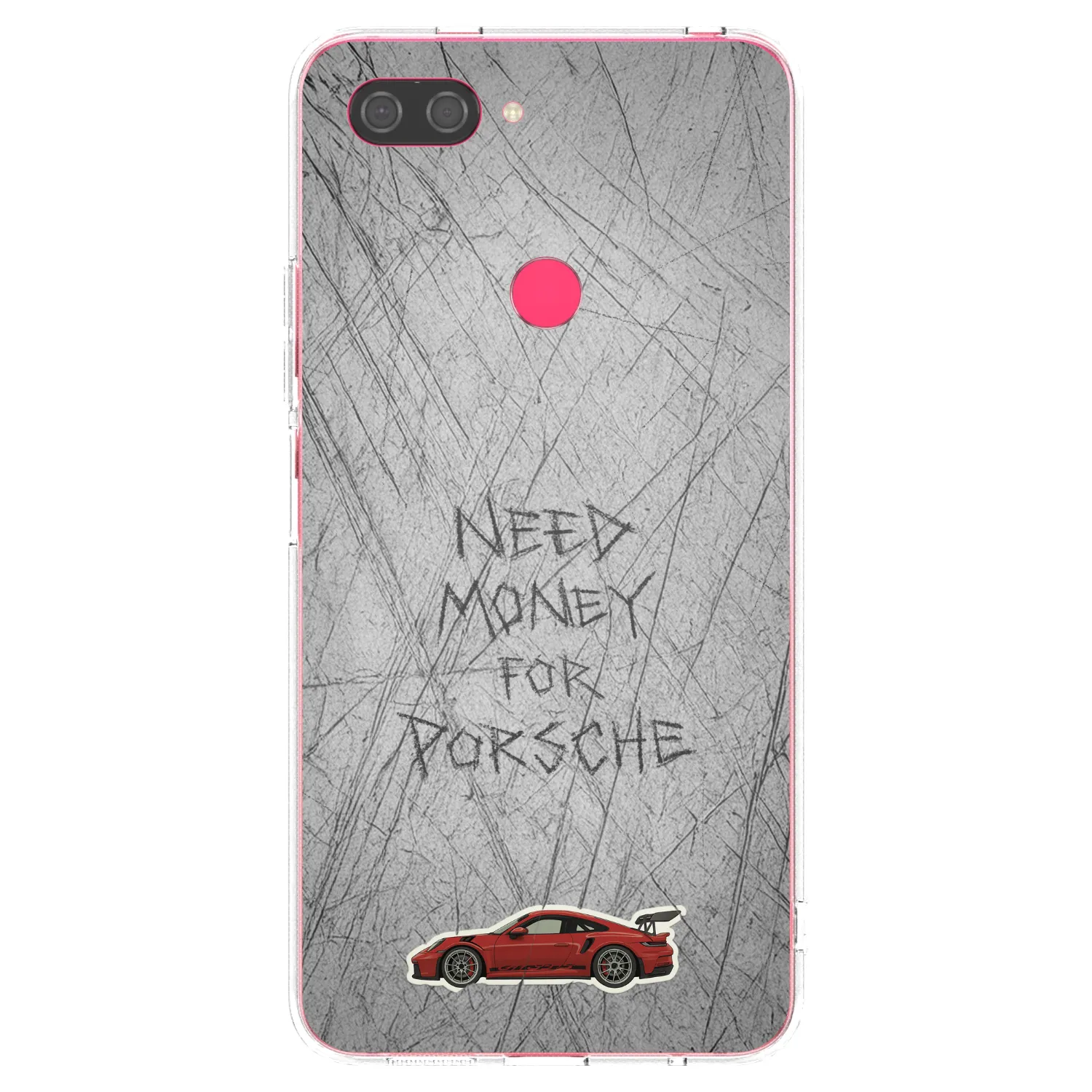 Picasee silikonski prozorni ovitek za Xiaomi Mi 8 Lite - Garage Scratch