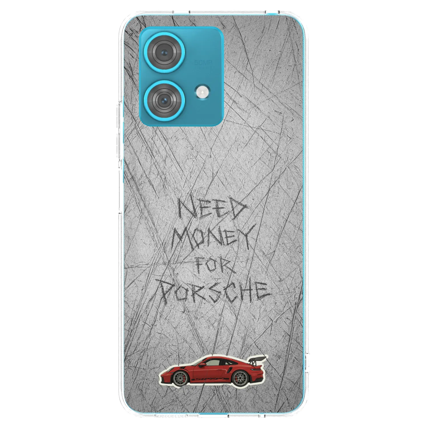 Picasee silikonski prozorni ovitek za Motorola Edge 40 Neo - Garage Scratch