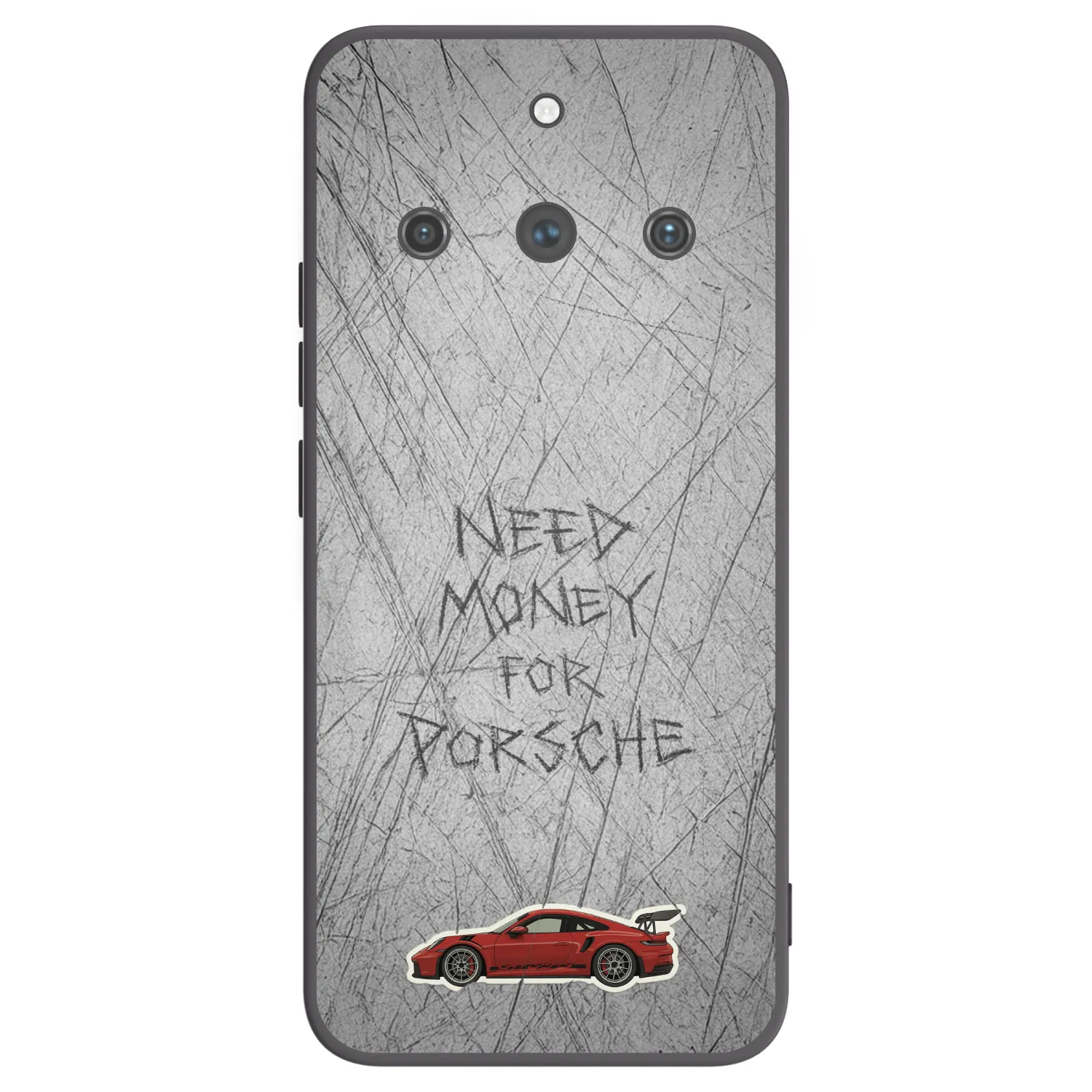 Picasee silikonski črni ovitek za Realme 11 Pro+ - Garage Scratch