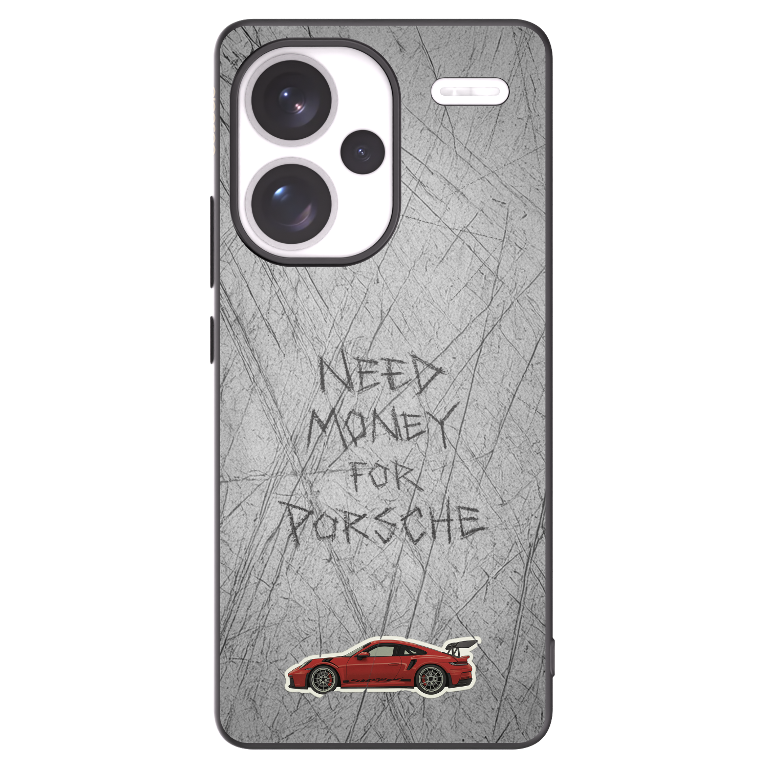 Picasee silikonski črni ovitek za Xiaomi Redmi Note 13 Pro+ 5G - Garage Scratch