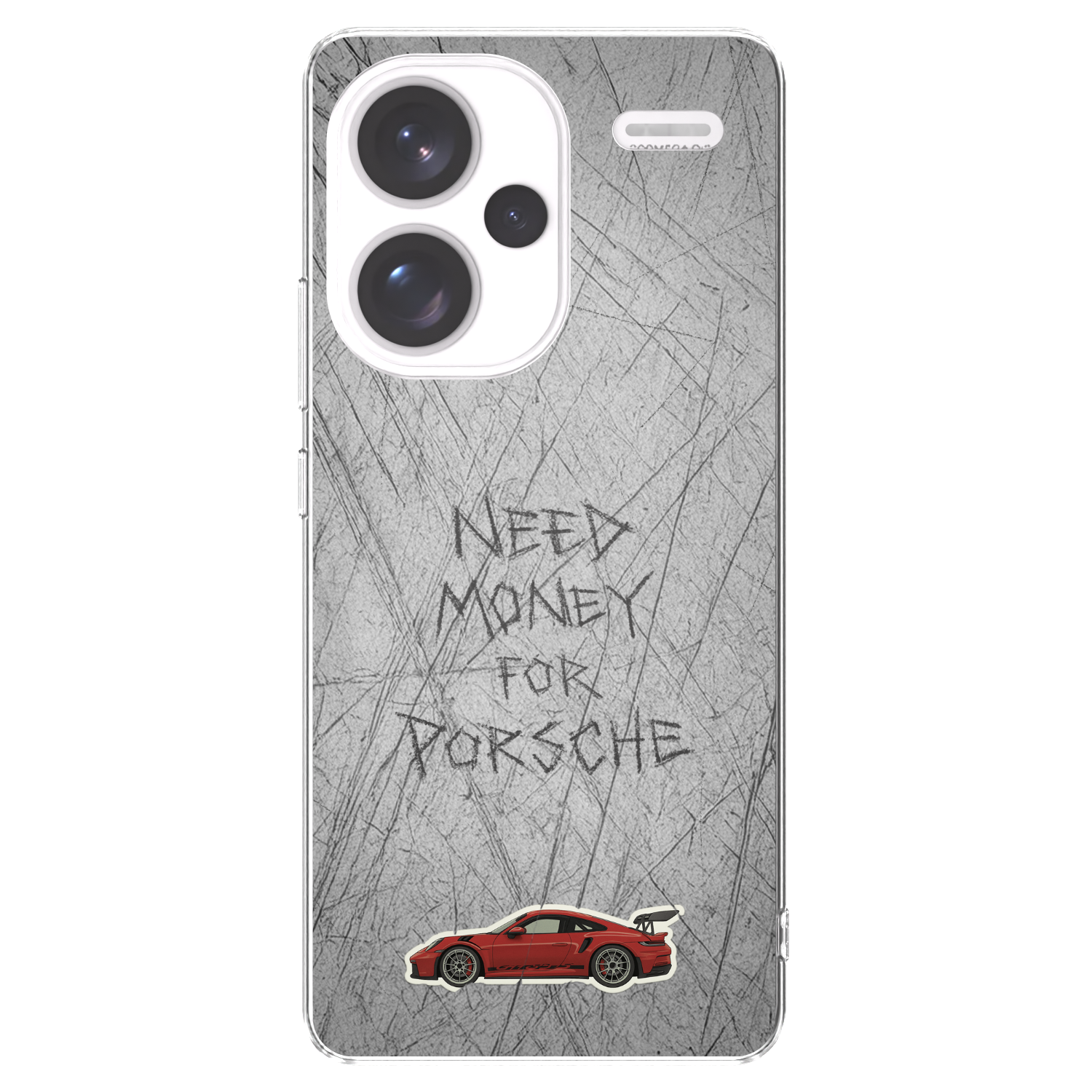 Picasee silikonski prozorni ovitek za Xiaomi Redmi Note 13 Pro+ 5G - Garage Scratch