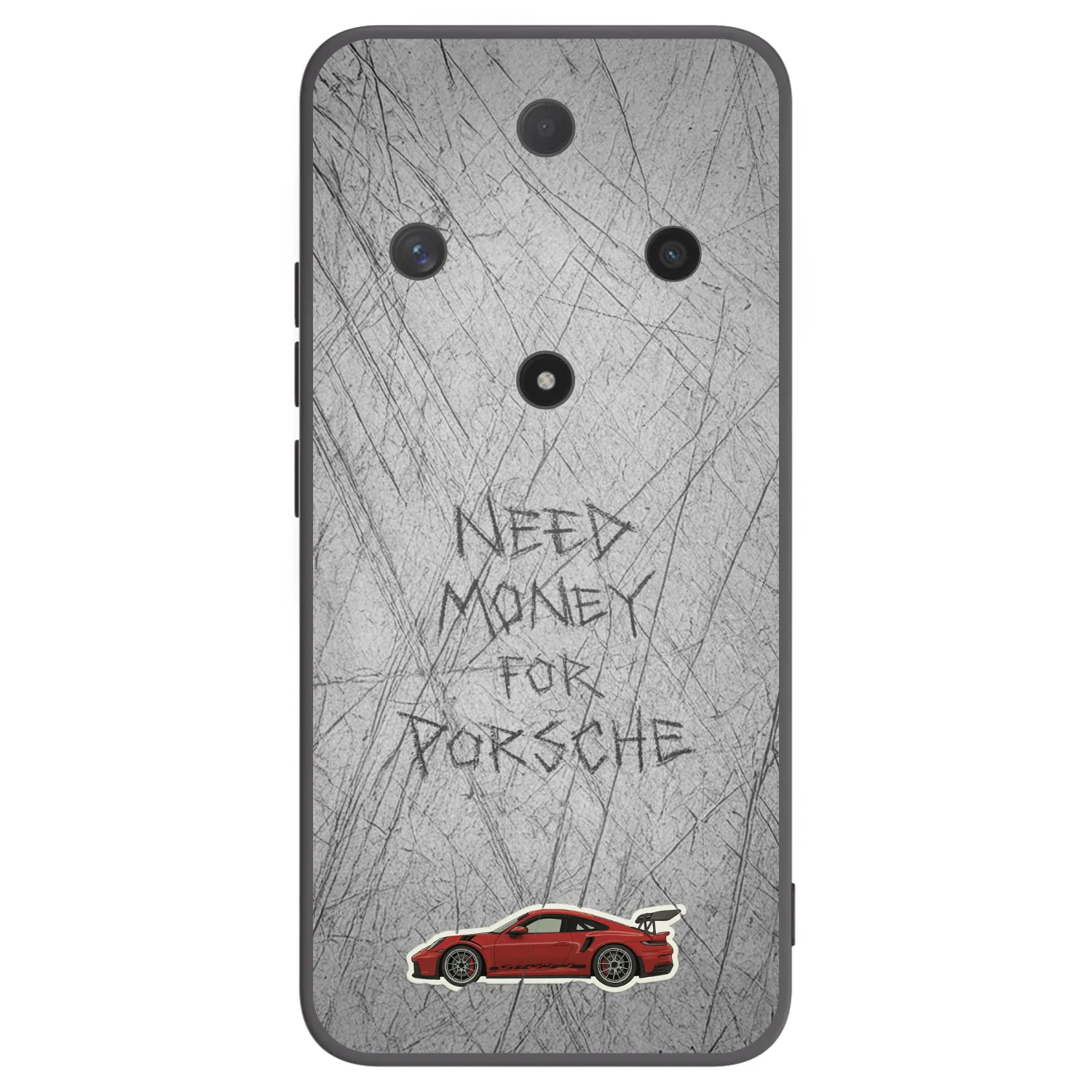 Picasee silikonski črni ovitek za Honor Magic6 Lite 5G - Garage Scratch